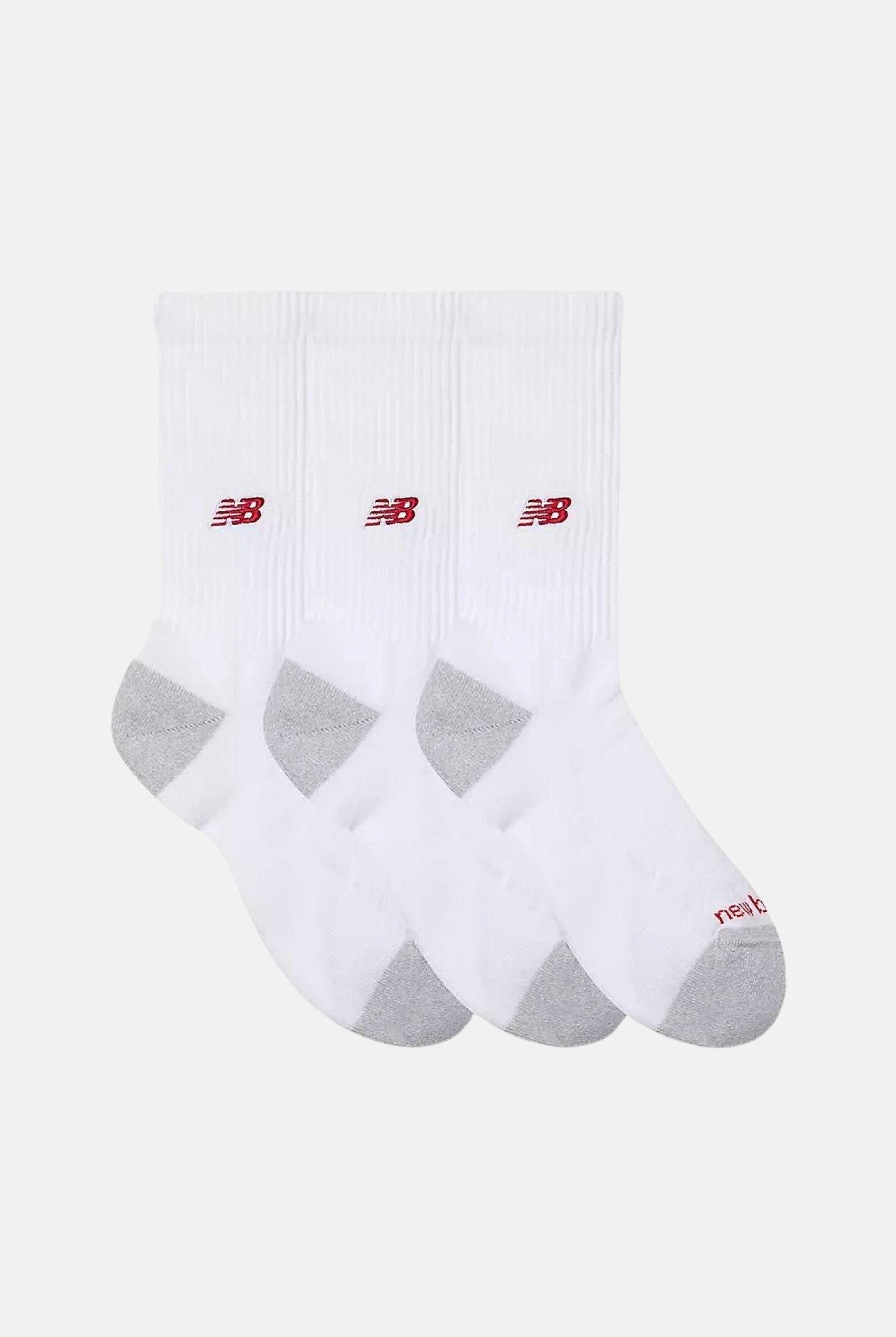 NEW BALANCE Calzini (3paia) Active Premium bianchi per uomo e donna AC98743WT . NEW BALANCE
