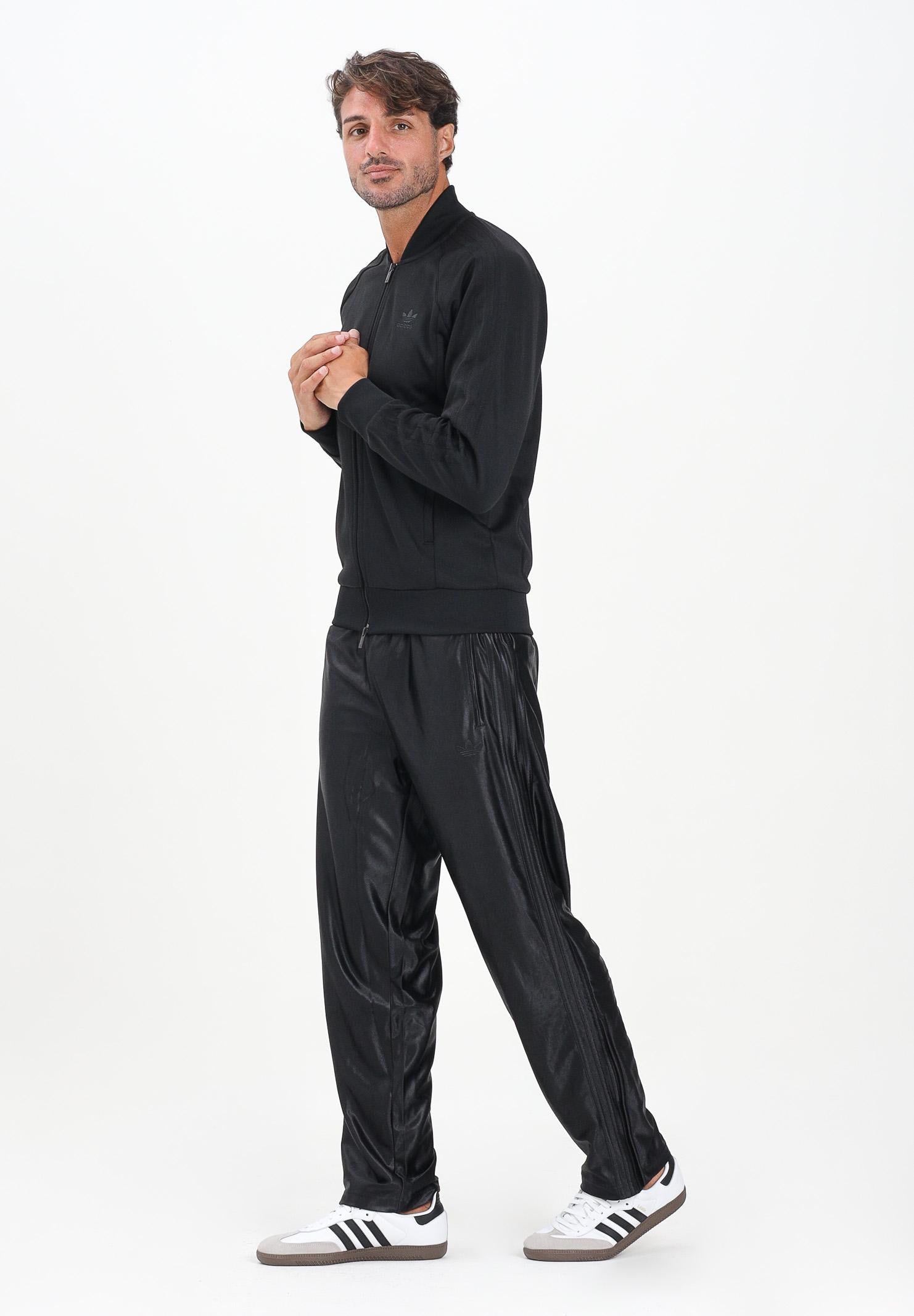 ADIDAS ORIGINALS Pantalone sportivo Firebird Adicolor Metallic nero da uomo JX1494 . ADIDAS ORIGINALS