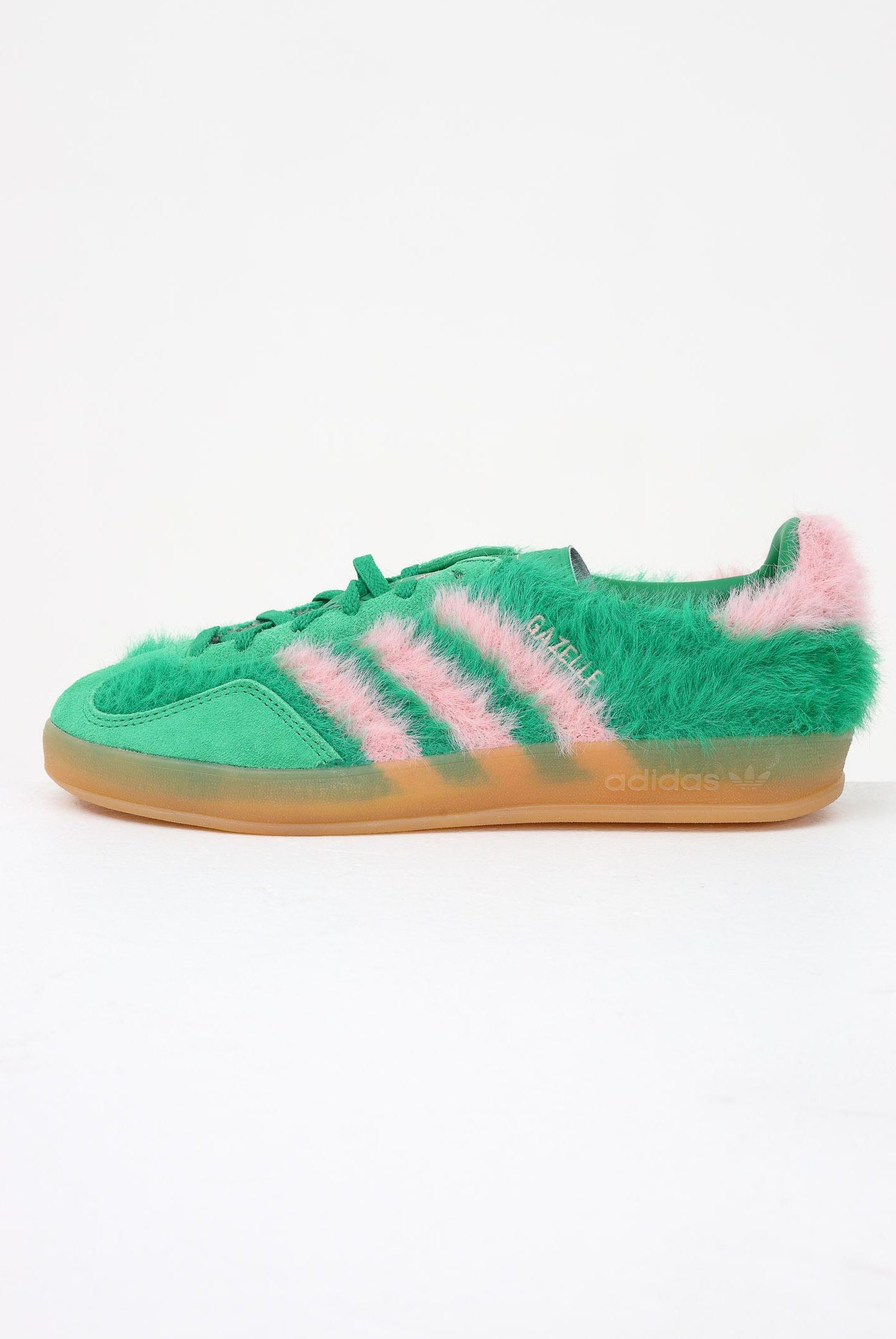 ADIDAS ORIGINALS Sneakers Gazelle Indoor Fur Tan verdi da donna JP8342 ADIDAS ORIGINALS