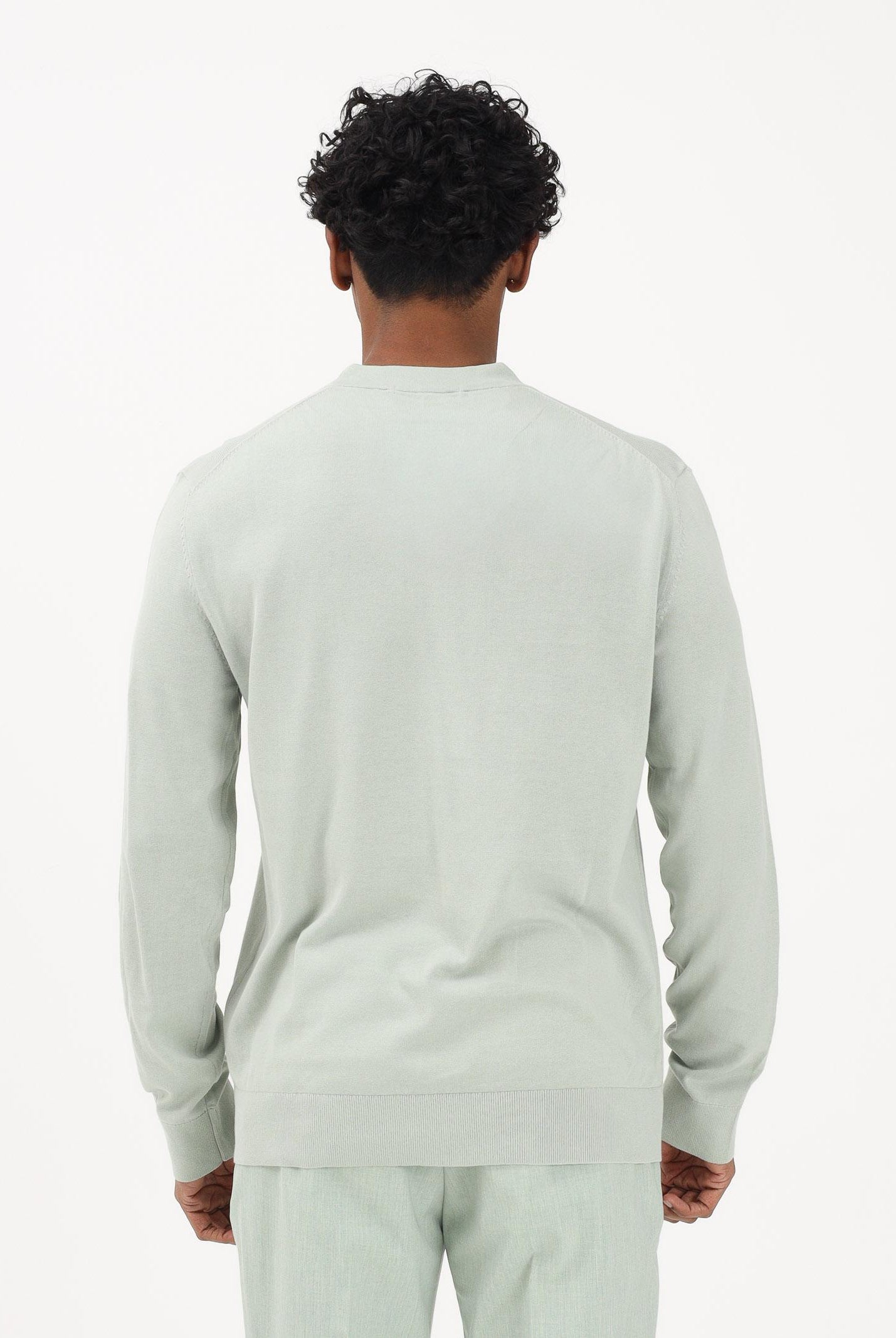 SELECTED HOMME Maglioncino girocollo verde menta da uomo 16099817 AQGR SELECTED HOMME