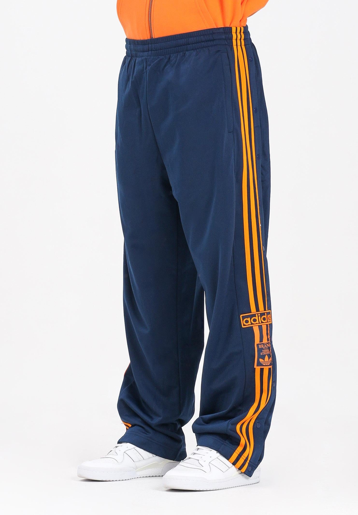ADIDAS ORIGINALS Pantalone sportivo Adibreak blu e arancione da uomo KD6663 . ADIDAS ORIGINALS
