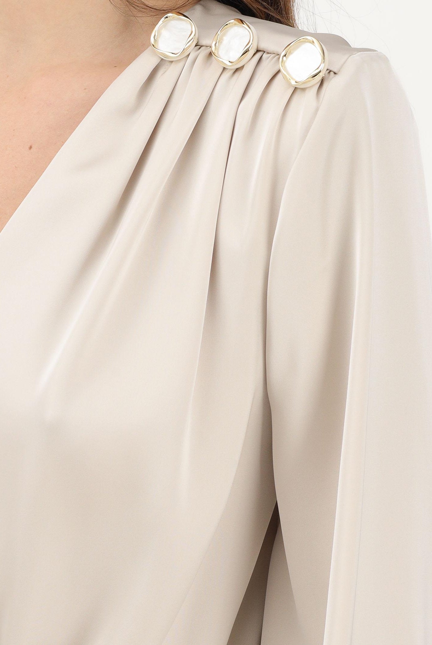 SHIT Body color pietra da donna con spilla e bottoni SH26047 PI SHIT