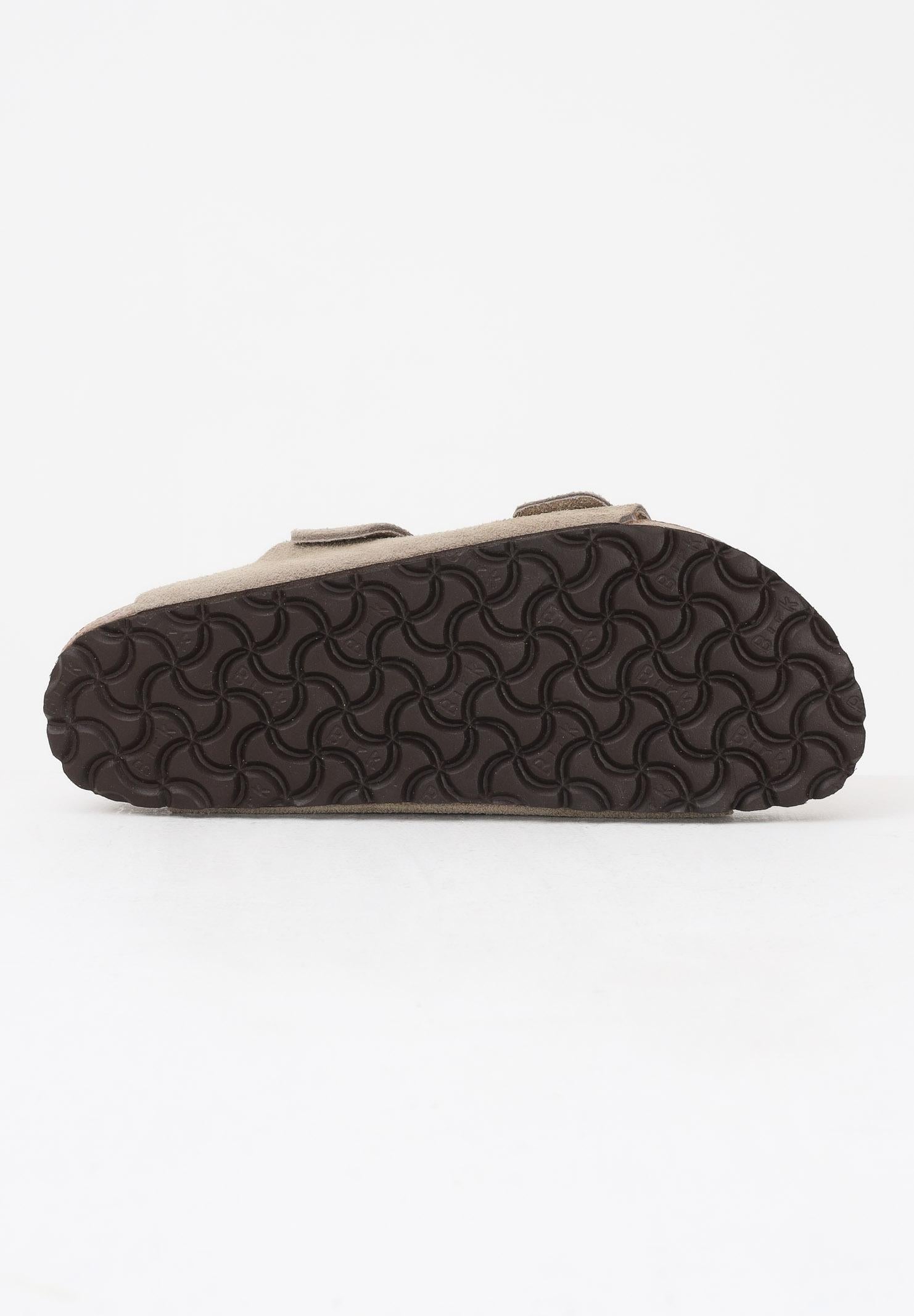 BIRKENSTOCK Ciabatte Arizona color taupe per uomo e donna 051463 . BIRKENSTOCK