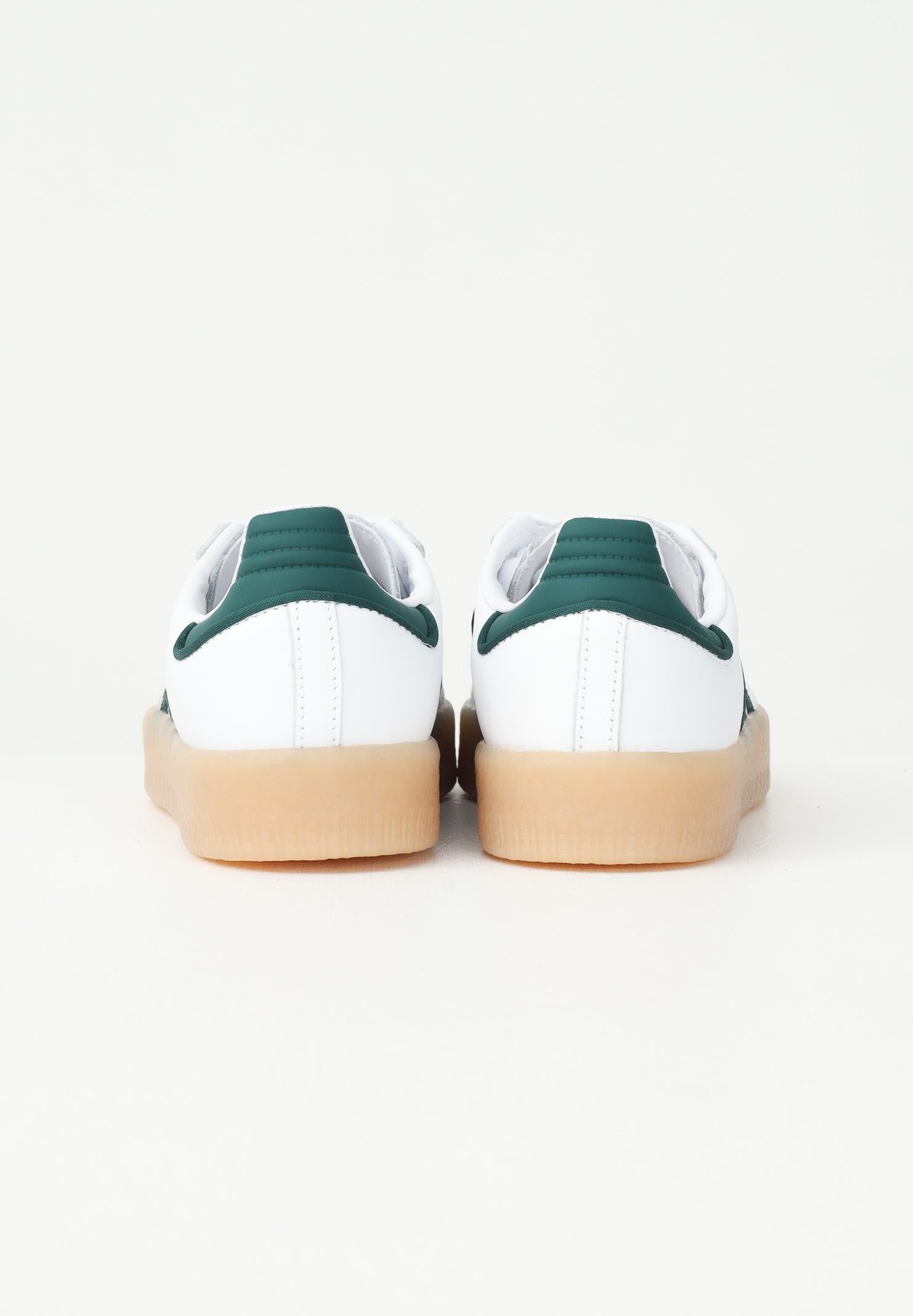 ADIDAS ORIGINALS Sneakers Sambae bianche e verdi da donna ID0440 . ADIDAS ORIGINALS