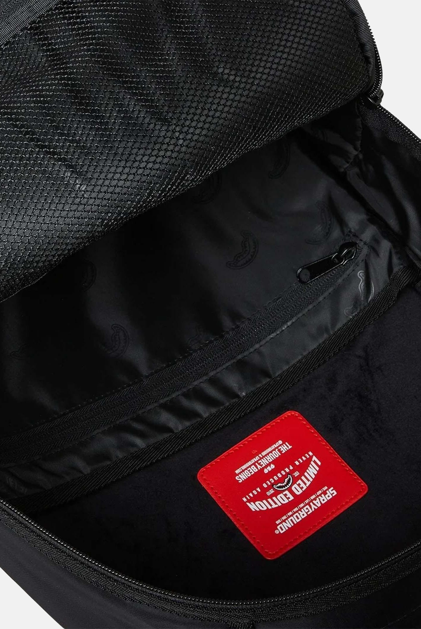 SPRAYGROUND Zaino SHARK CENTRAL NYLON nero per uomo e donna 910B7090NSZ SPRAYGROUND