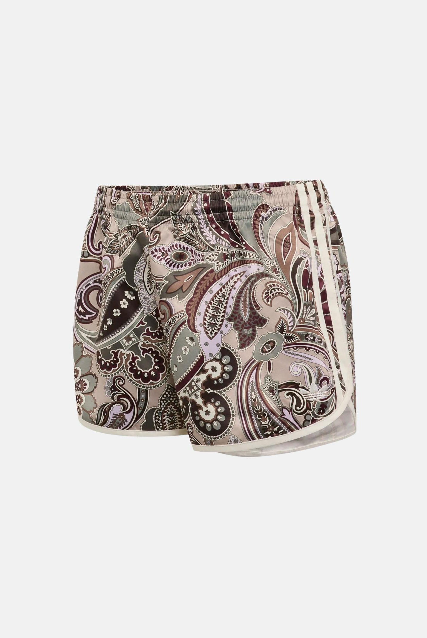 ADIDAS ORIGINALS shorts sportivi Multicolor nei toni beige, bordeaux, grigio e panna donna. HY5002 . ADIDAS ORIGINALS