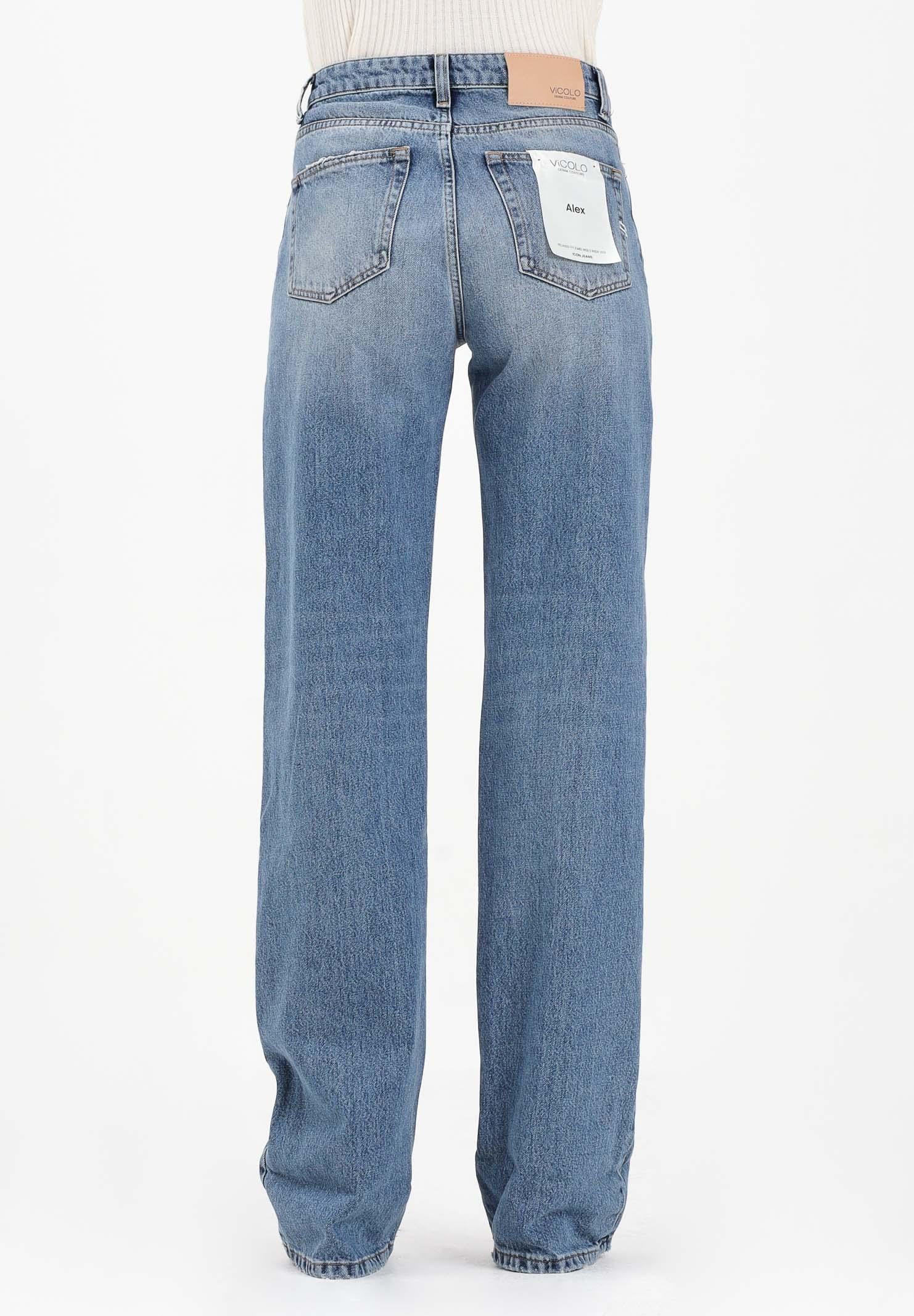 VICOLO Jeans Alex in denim chiaro da donna DF5032 VU VICOLO