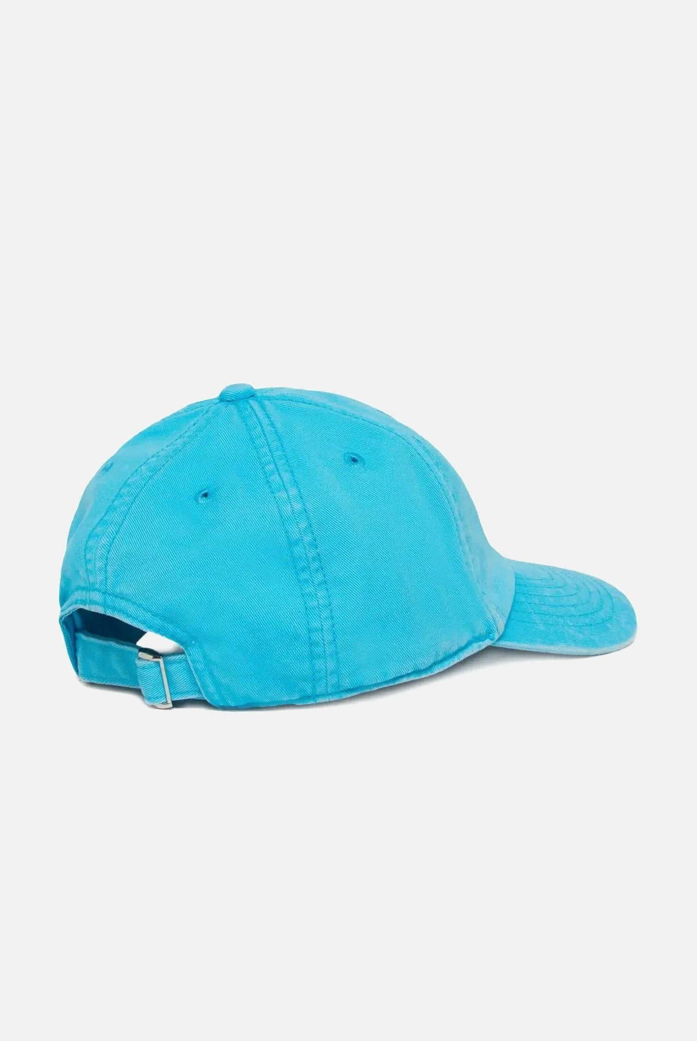 MAISON MARGIELA Cappello con visiera azzurro per uomo e donna rifinito da logo M61030MM05S M6809 MAISON MARGIELA