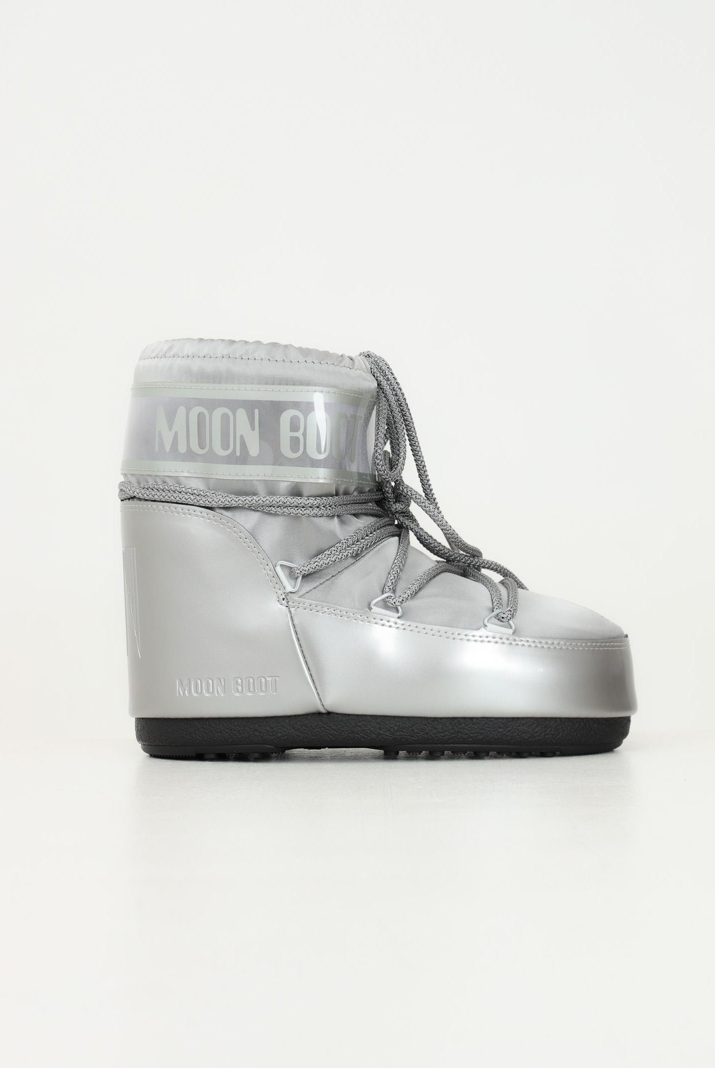 MOON BOOT Stivali da neve ICON LOW GLANCE argento da donna 80D1409350 H001 MOON BOOT