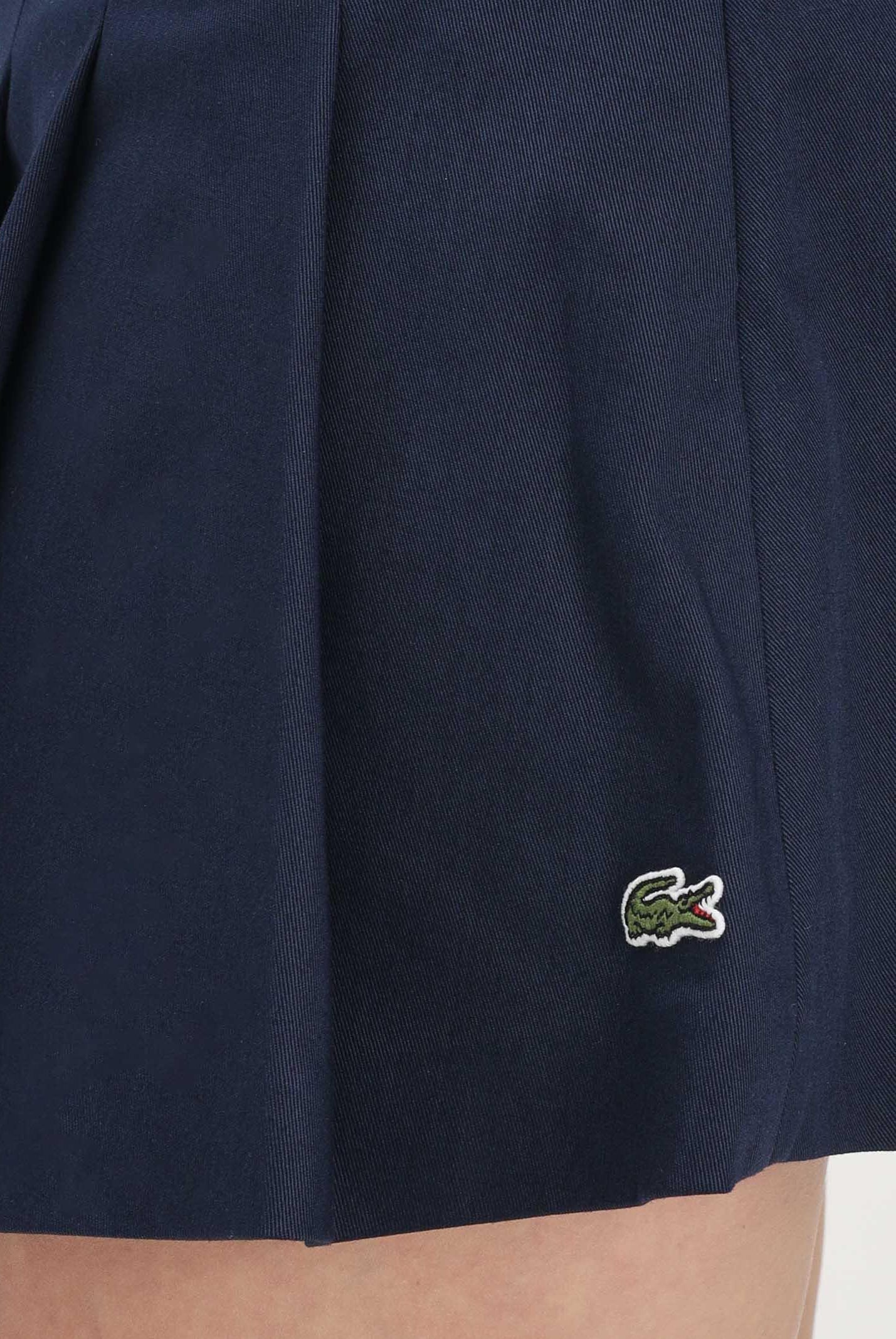 LACOSTE Gonna corta blu da donna con logo JF8001 166 LACOSTE