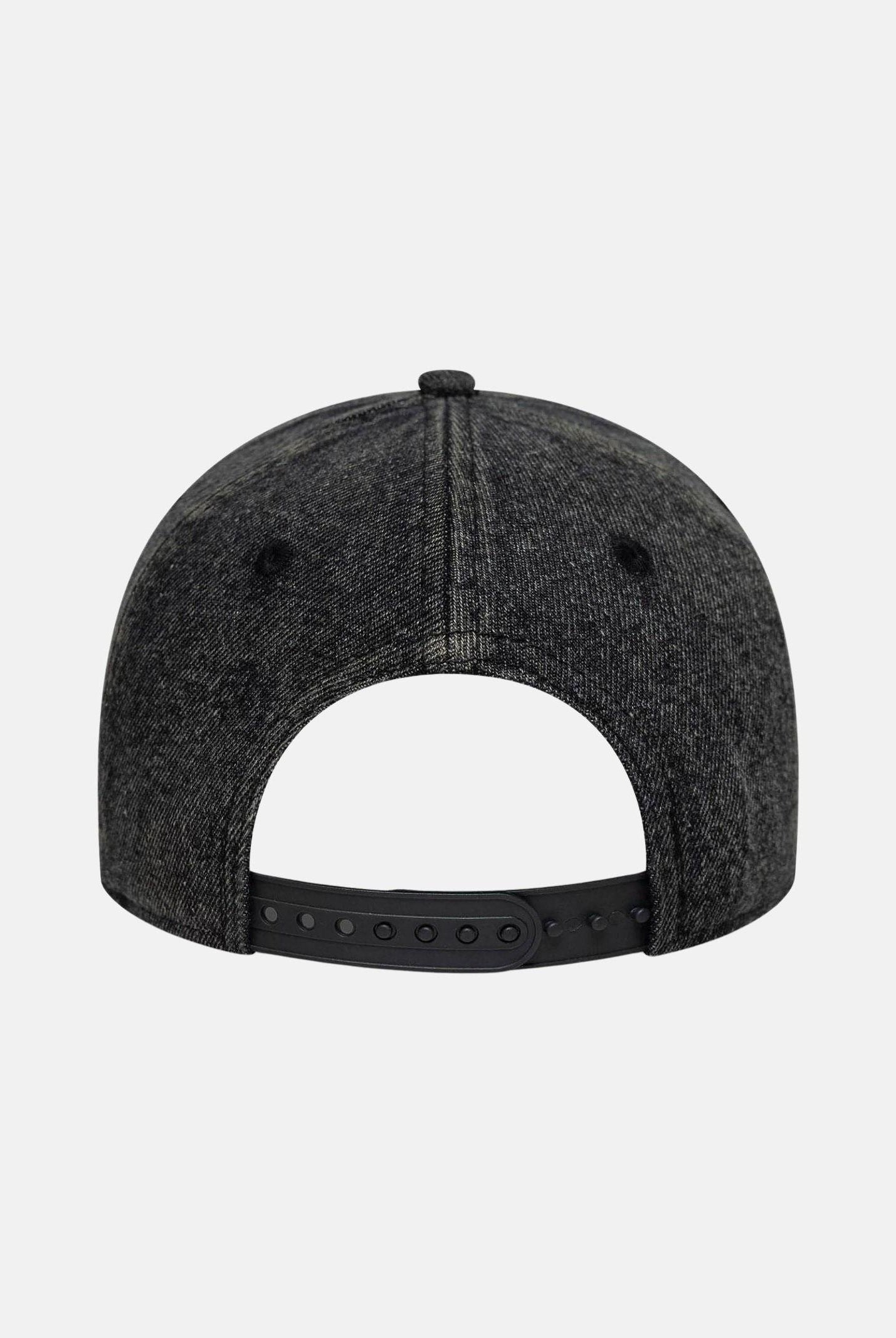NEW ERA Cappello con visiera 9FORTY E-Crown LA Dodgers MLB in denim nero per uomo e donna 60771820 . NEW ERA