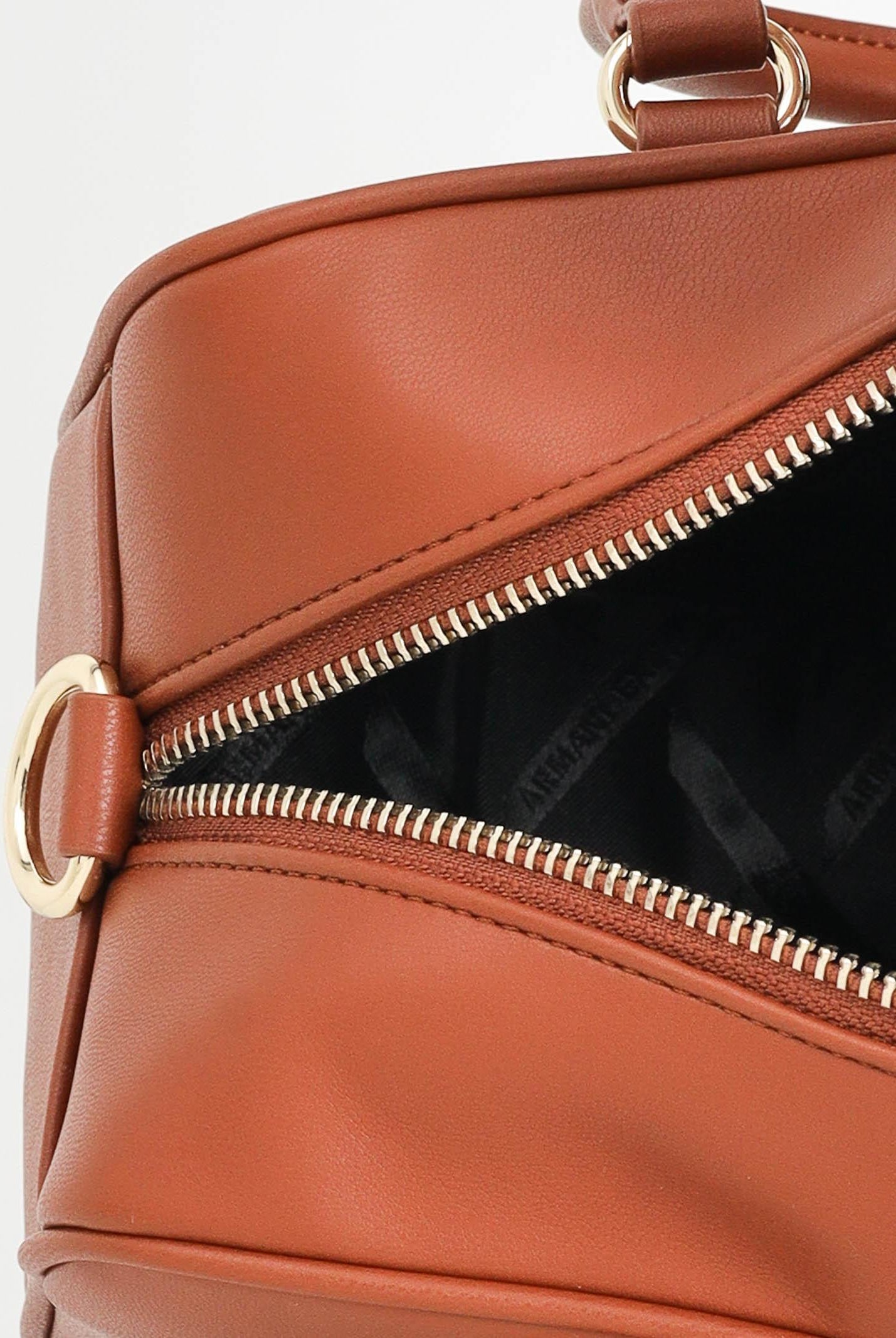 ARMANI EXCHANGE Borsa a spalla cuoio da donna con ricamo logo XW001567AF15634 U6048 ARMANI EXCHANGE