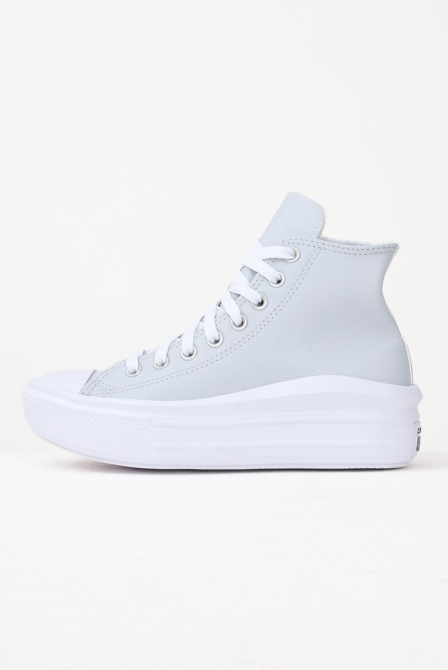 CONVERSE Sneakers Chuck Taylor All Star Move Platform Leather ghiaccio da donna A14415C . CONVERSE