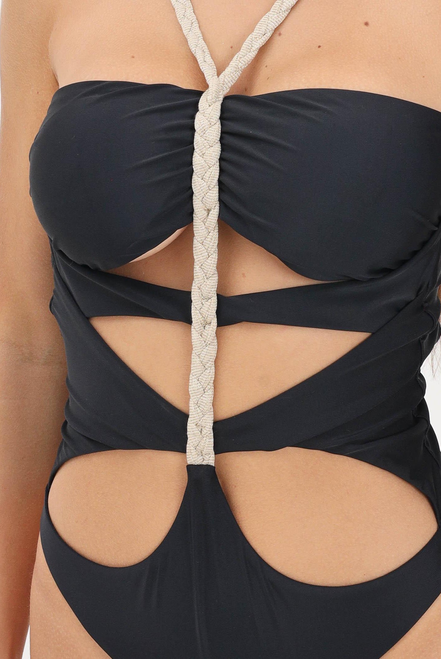 F**K costume da bagno intero trikini Black nero donna. FK26-SW0452BK . F**K