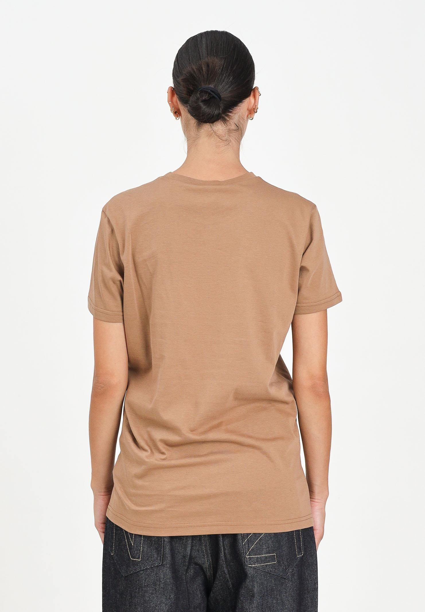 N21 T-shirt a manica corta cammello per donna, ragazzi e bambini con stampa logo N21173N0153 0N720 N21