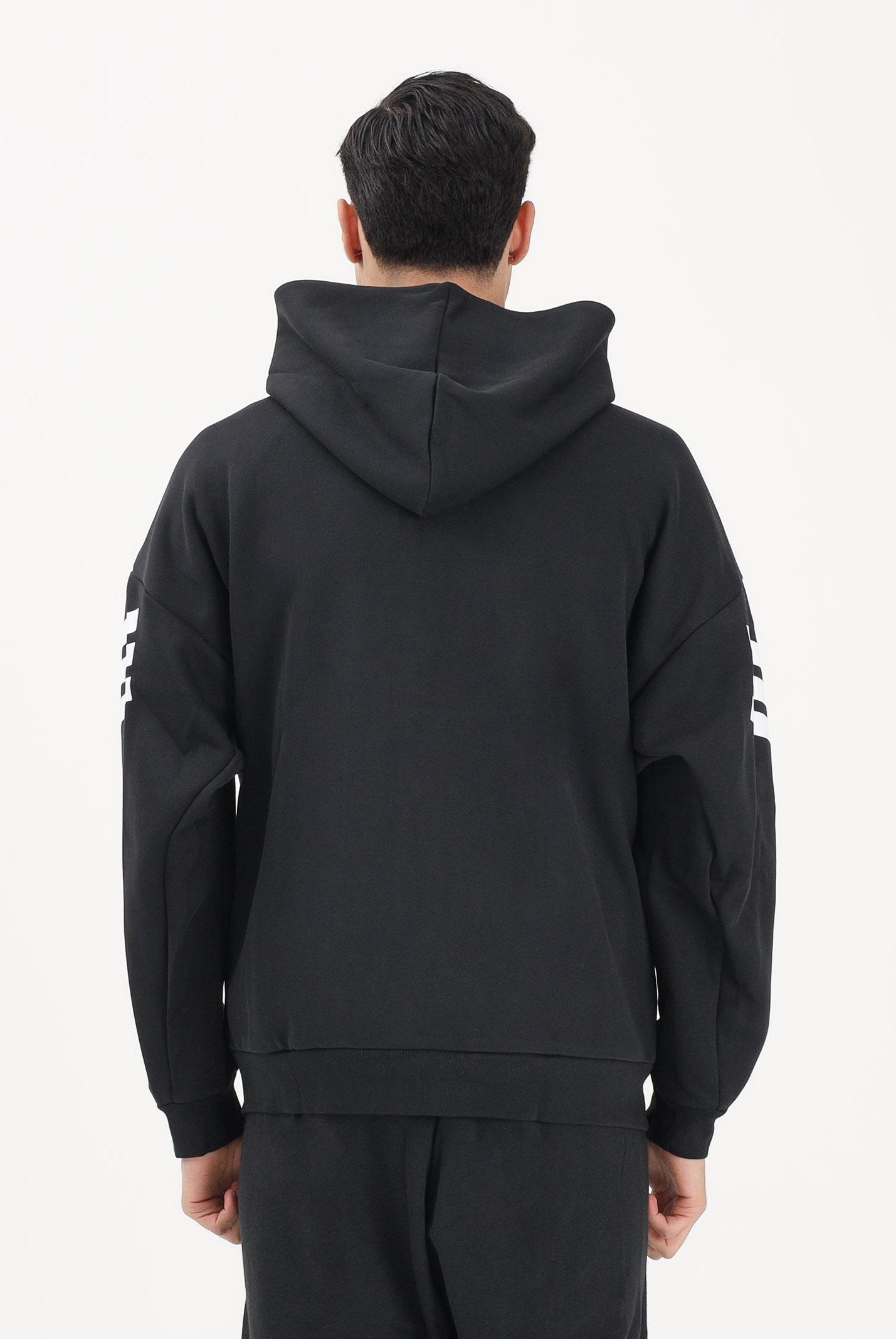 ADIDAS PERFORMANCE Felpa con zip Future Icons 3-Stripes nera da uomo JD4827 . ADIDAS PERFORMANCE