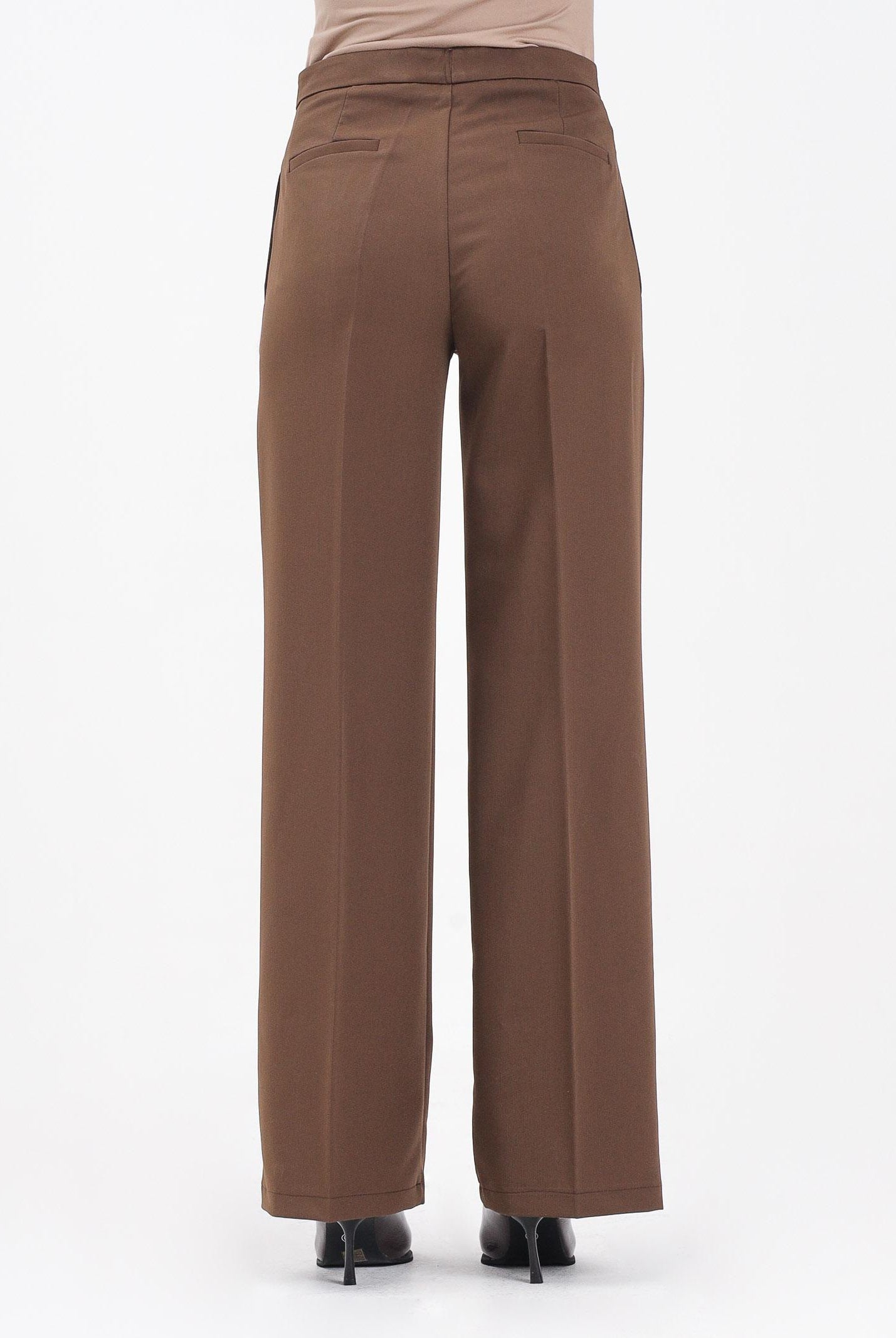 VICOLO Pantalone elegante marrone da donna TF0371 FU68 VICOLO