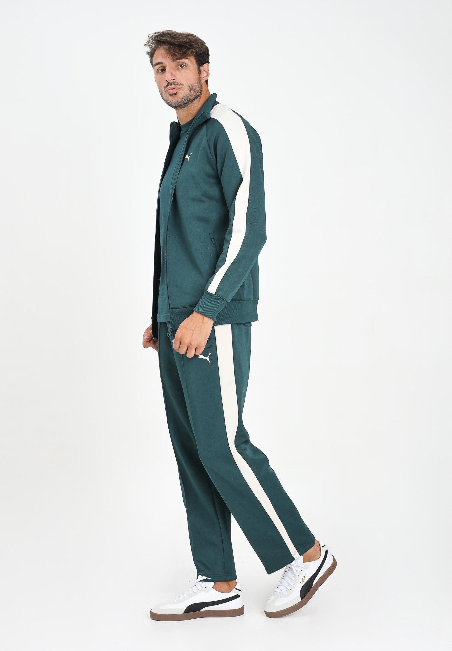 PUMA Pantalone sportivo T7 verde da uomo 629589 75 PUMA