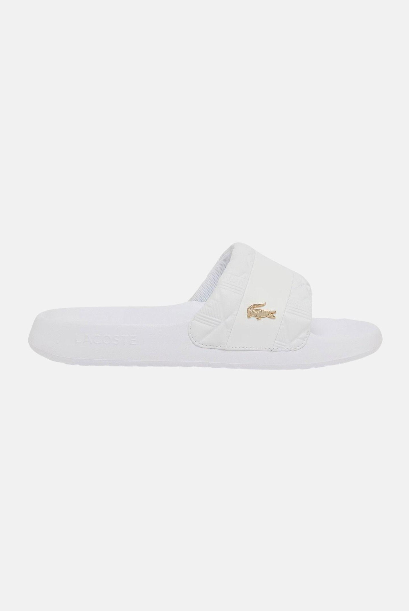 LACOSTE Ciabatte Serve Slide Hybrid bianche da uomo E03862 21G LACOSTE