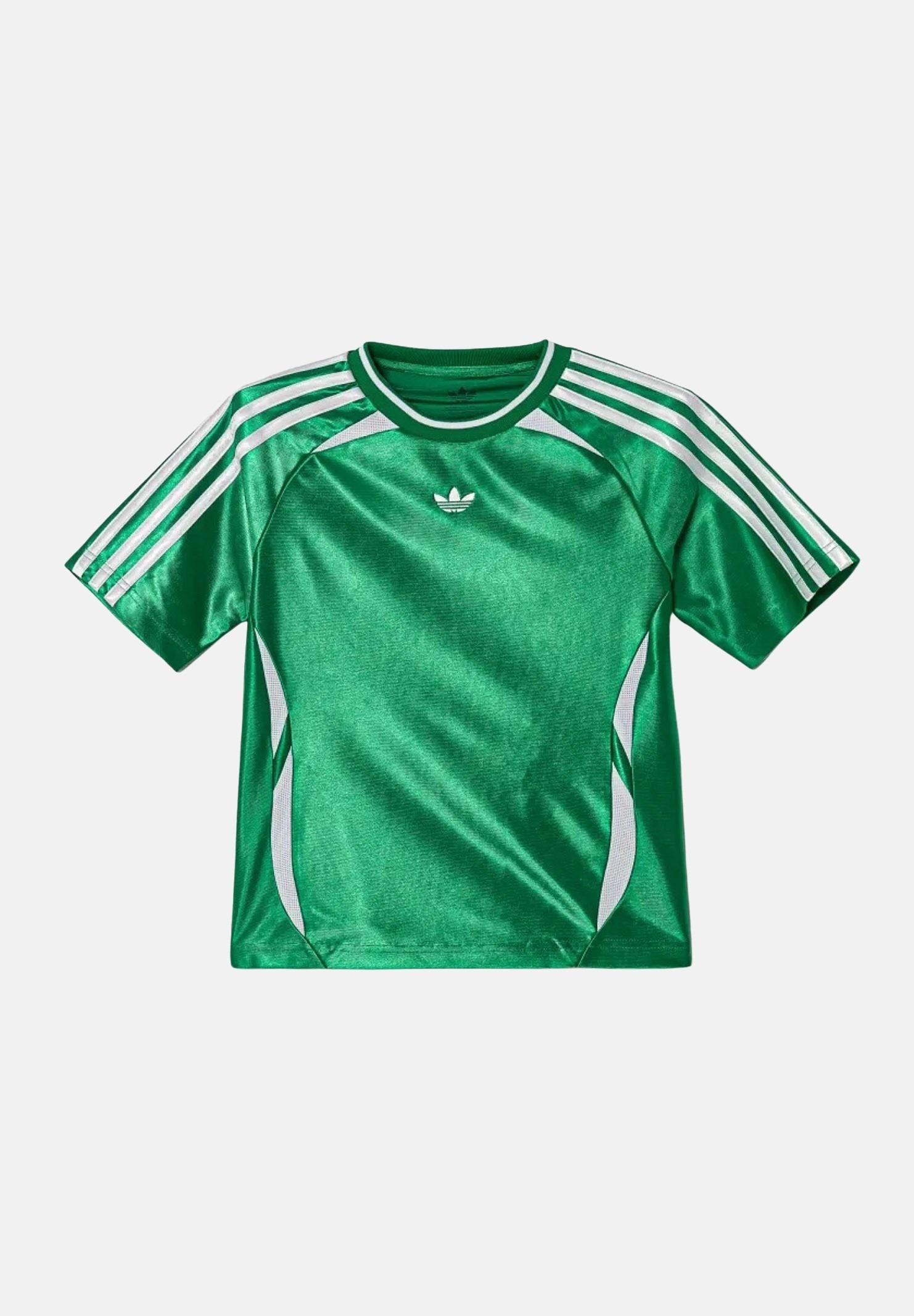 ADIDAS ORIGINALS T-shirt a manica corta verde per bambino e bambina JC9124 ADIDAS ORIGINALS