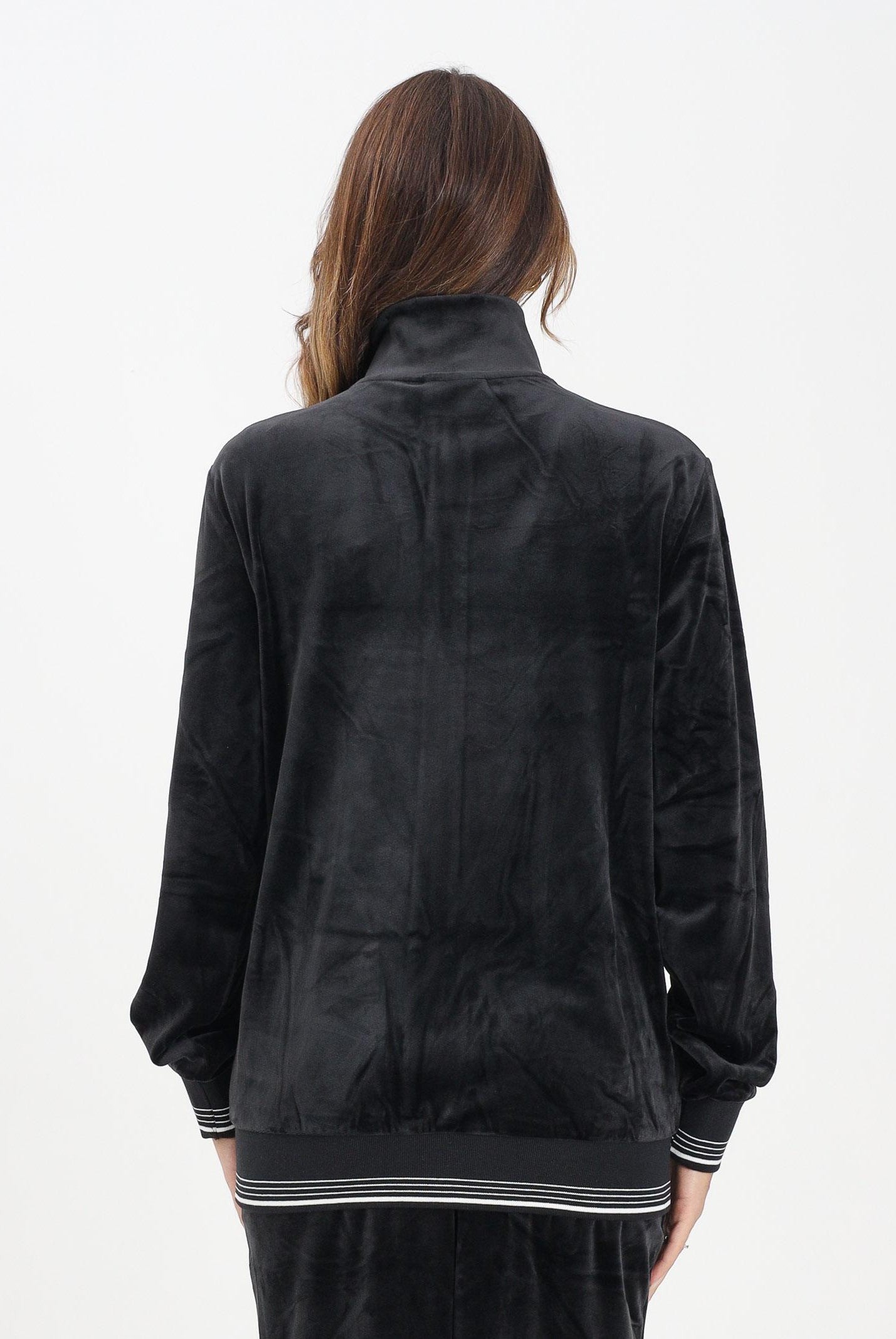 NEW ERA Felpa con zip New York Yankees MLB Velour nera per uomo e donna 60684343 . NEW ERA