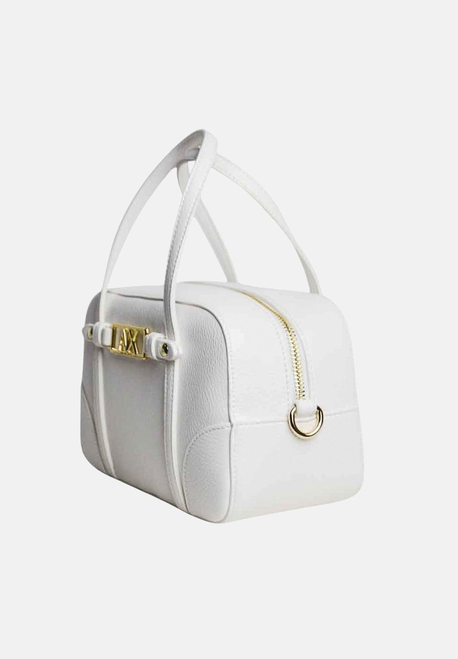ARMANI EXCHANGE Borsa a mano bianca da donna con logo XW002611AF15632 U0011 ARMANI EXCHANGE
