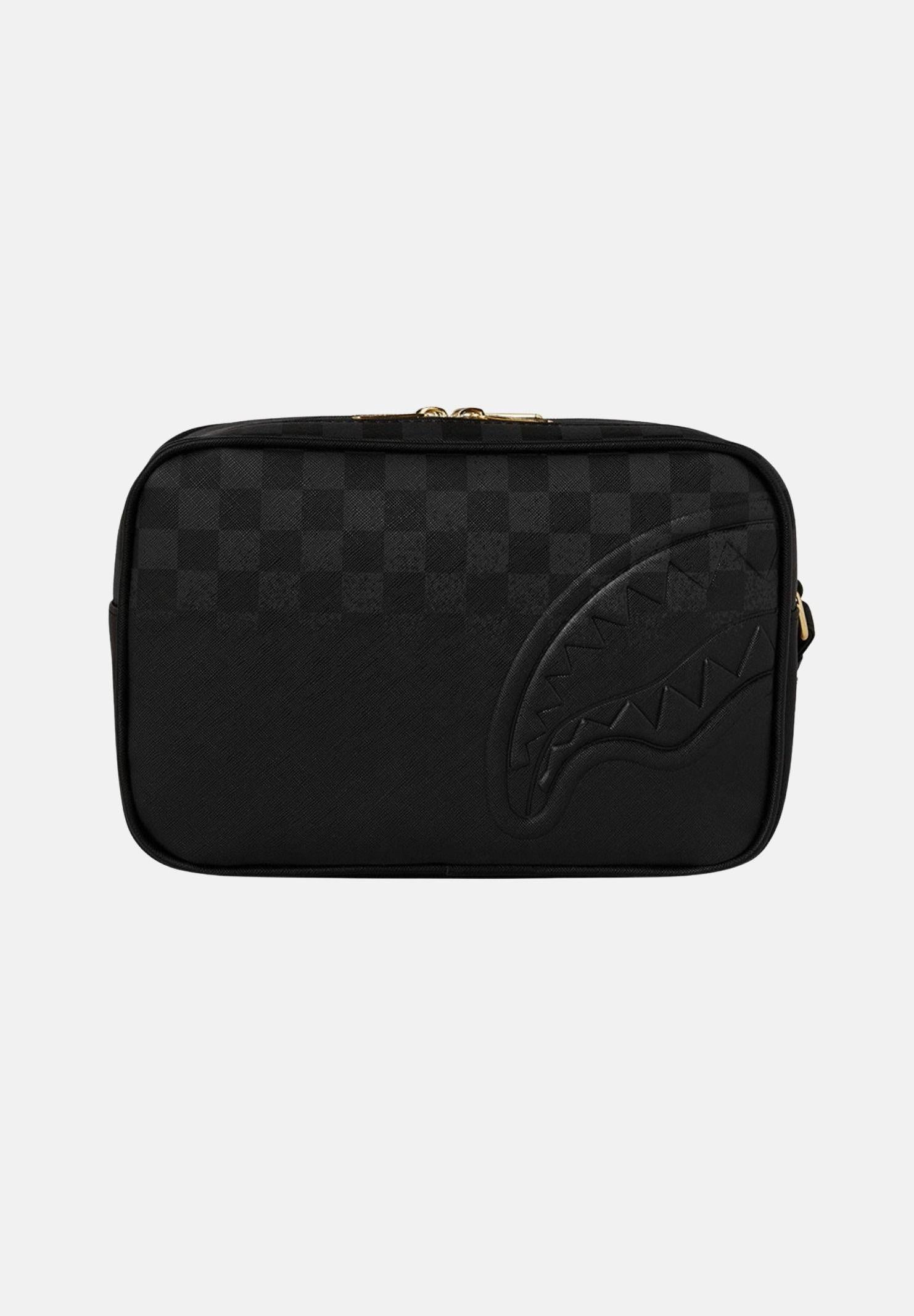 SPRAYGROUND Pochette SPRITZ BLACK TOILETRY BAG nera per uomo e donna 910B8280NSZ . SPRAYGROUND