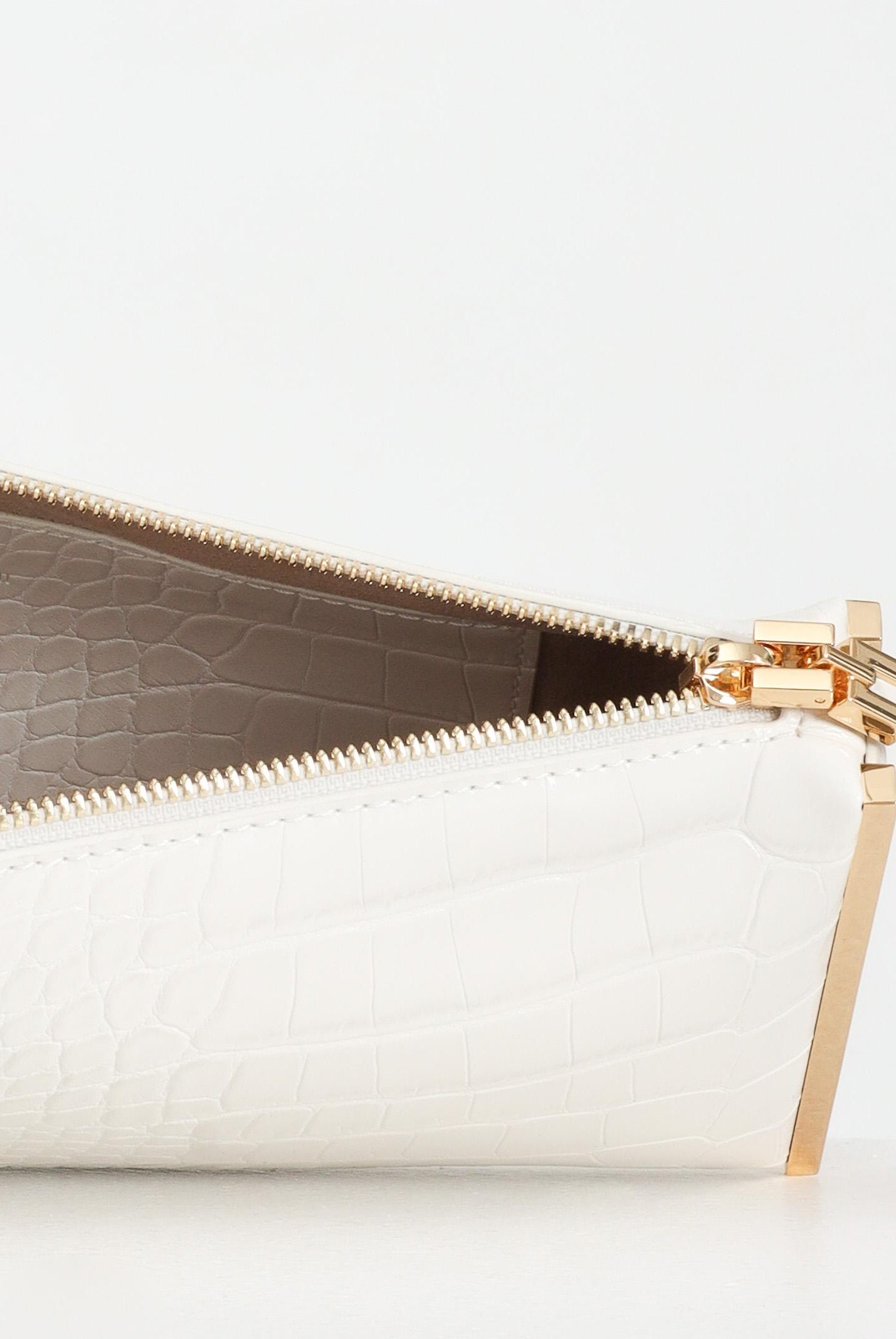 ELISABETTA FRANCHI Pochette bianco latte da donna con stampa cocco BS52A56E2 DZ9 ELISABETTA FRANCHI