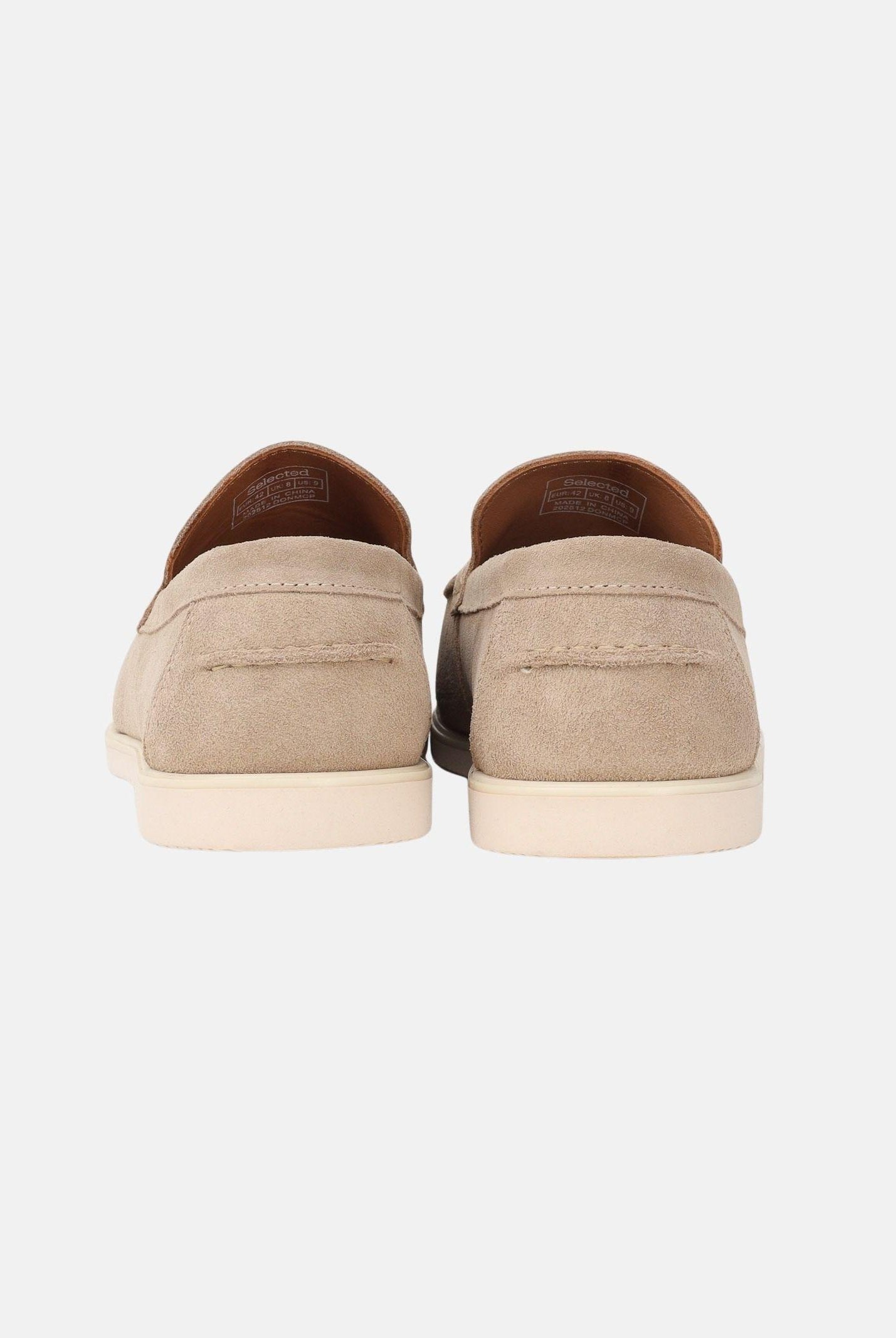SELECTED HOMME Mocassini beige da uomo 16101240 SA SELECTED HOMME