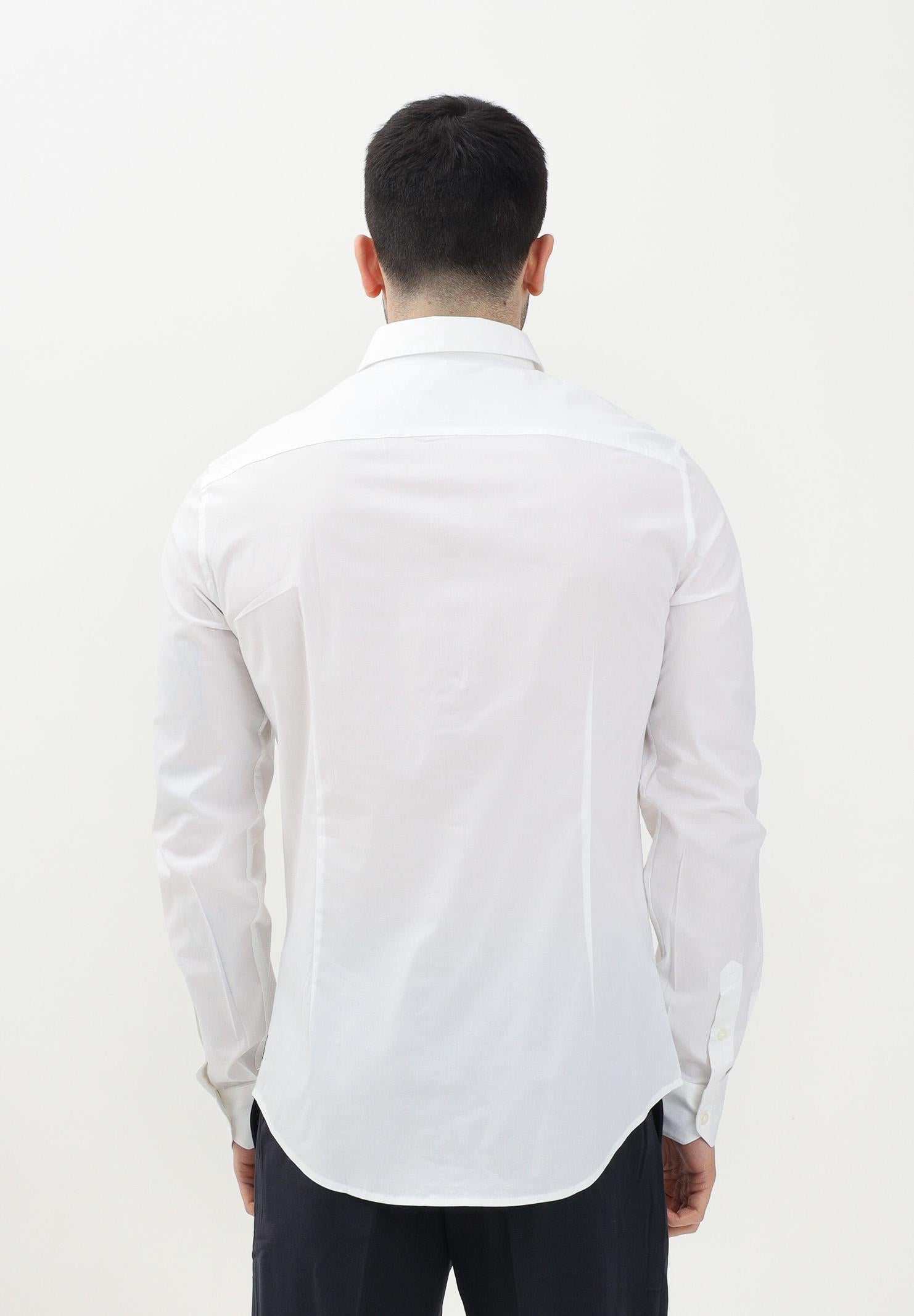 ARMANI EXCHANGE Camicia a manica lunga bianca da uomo 8NZC31ZN28Z 1100 ARMANI EXCHANGE
