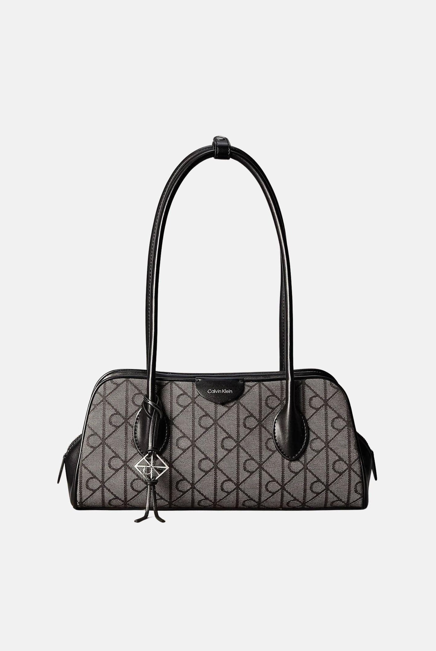 CALVIN KLEIN Borsa a spalla con emblema jacquard LV04F3744G 8E3 CALVIN KLEIN