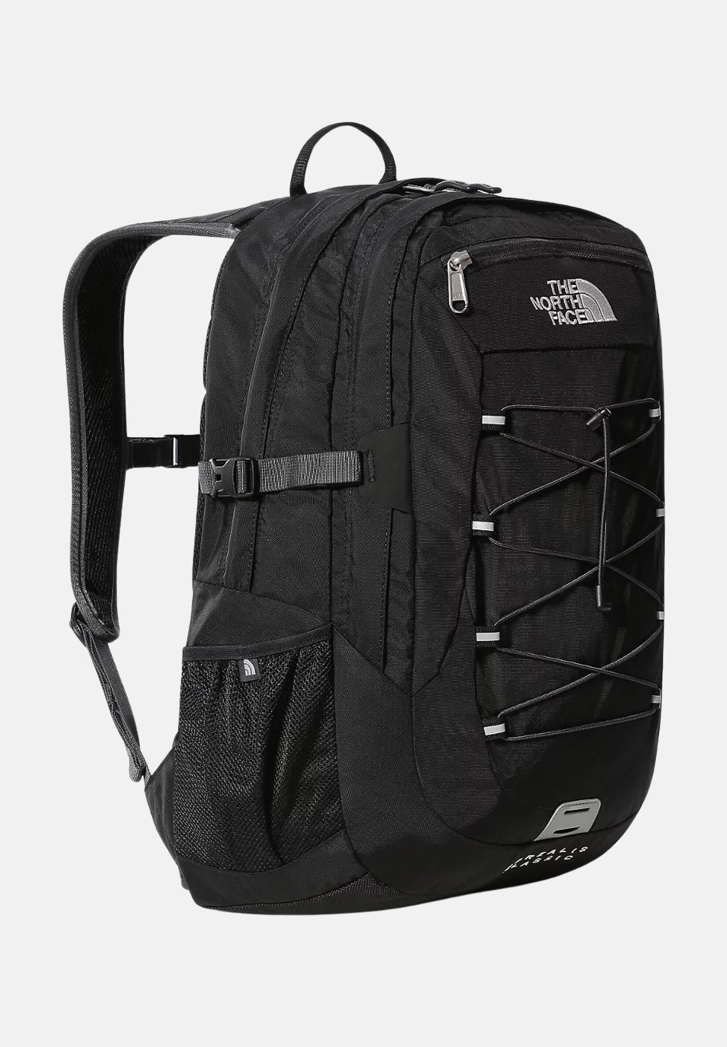 Zaino Borealis Classic nero per uomo e donna con zip e lacci NF00CF9CKT01 KT01 THE NORTH FACE