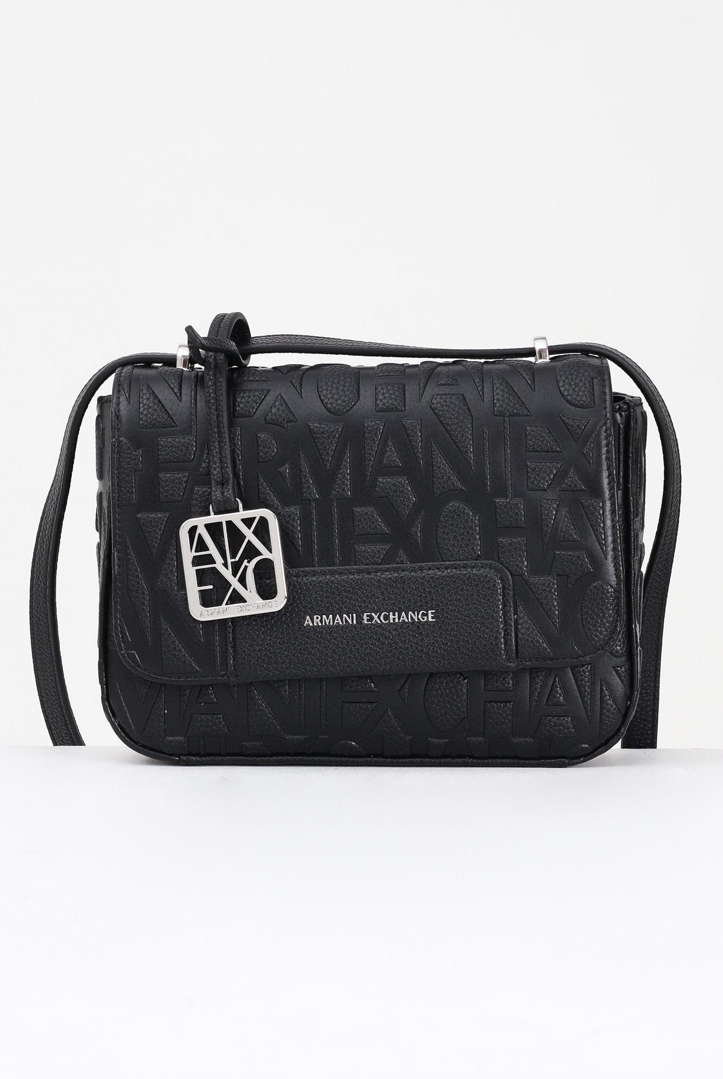 ARMANI EXCHANGE Borsa a tracolla nera da donna con logo XW001577AF15774 UC001 ARMANI EXCHANGE
