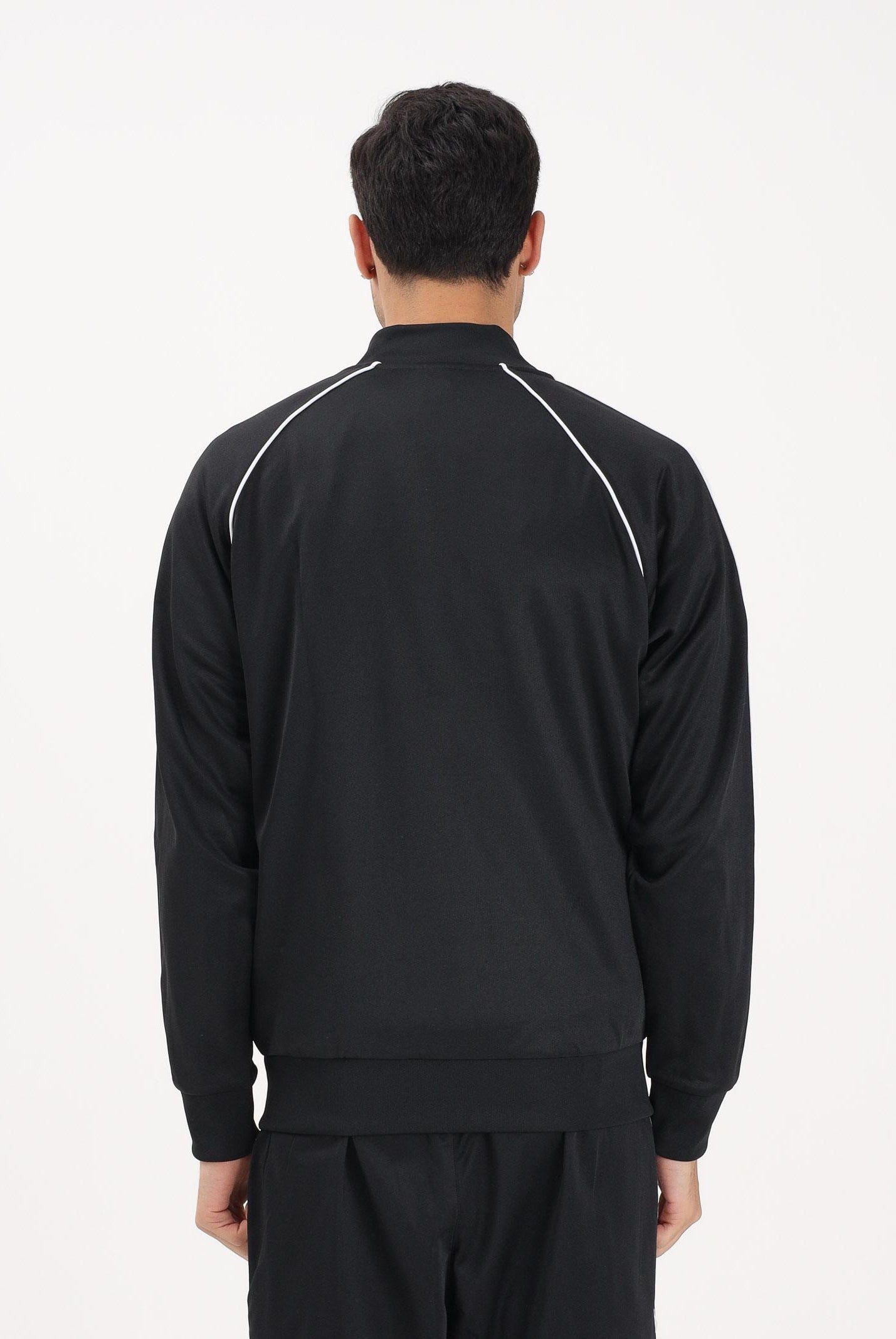 ADIDAS ORIGINALS Felpa con zip SST nera da uomo KE3512 . ADIDAS ORIGINALS