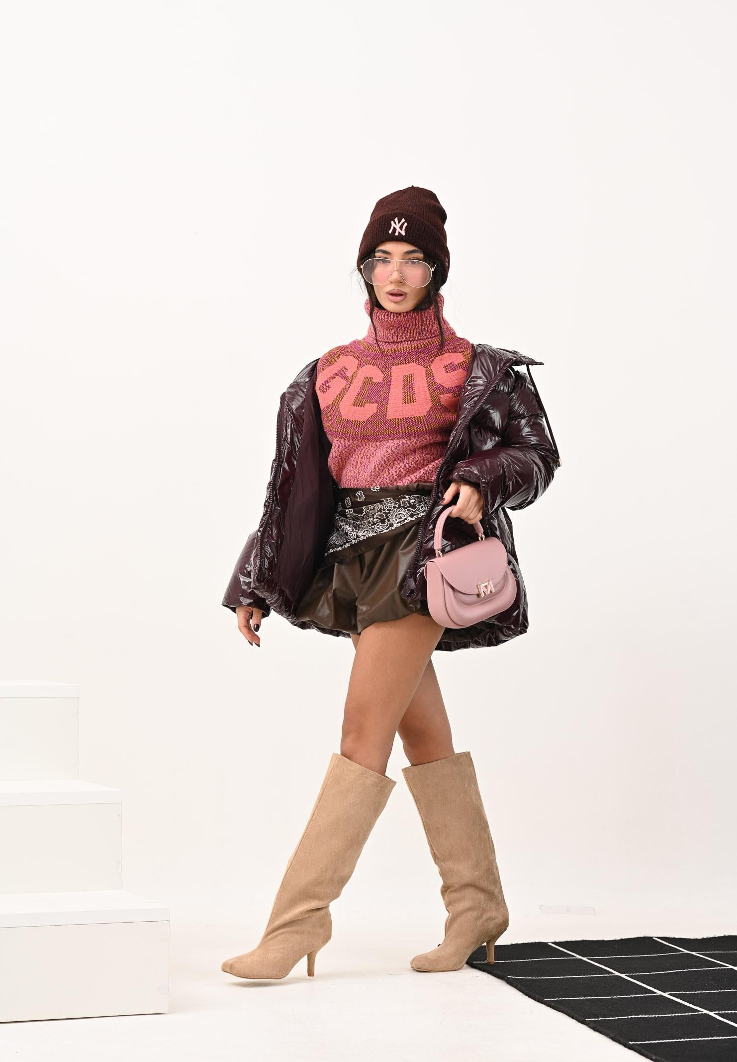 TPN Shorts elegante Orick marrone da donna ORICK092W5 I6 TPN