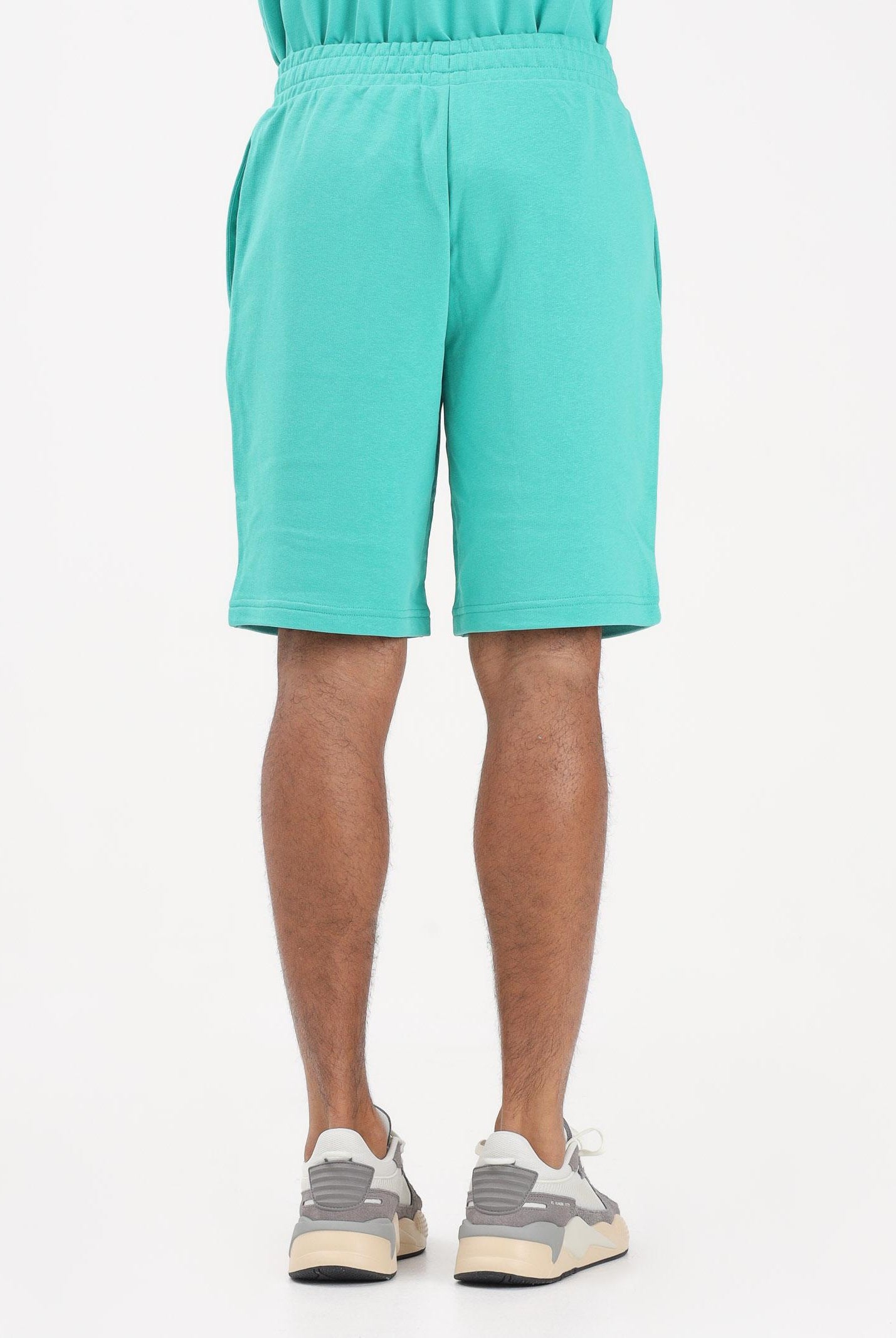 PUMA Shorts sportivo Essentials No. 1 Logo 10" turchese da uomo 682595 40 PUMA