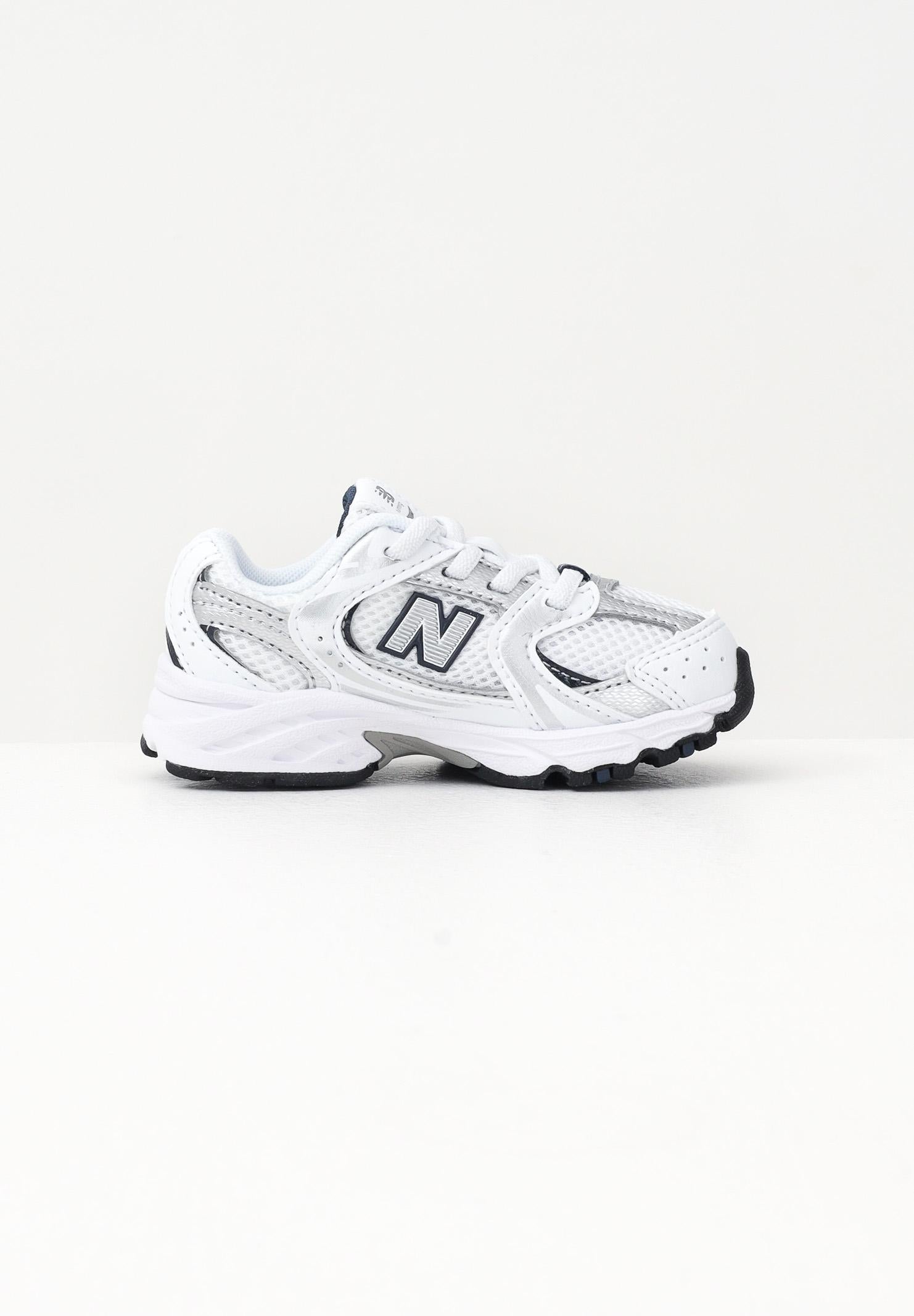 NEW BALANCE Sneakers 530 Bungee bianche da neonato IZ530SB1 NEW BALANCE