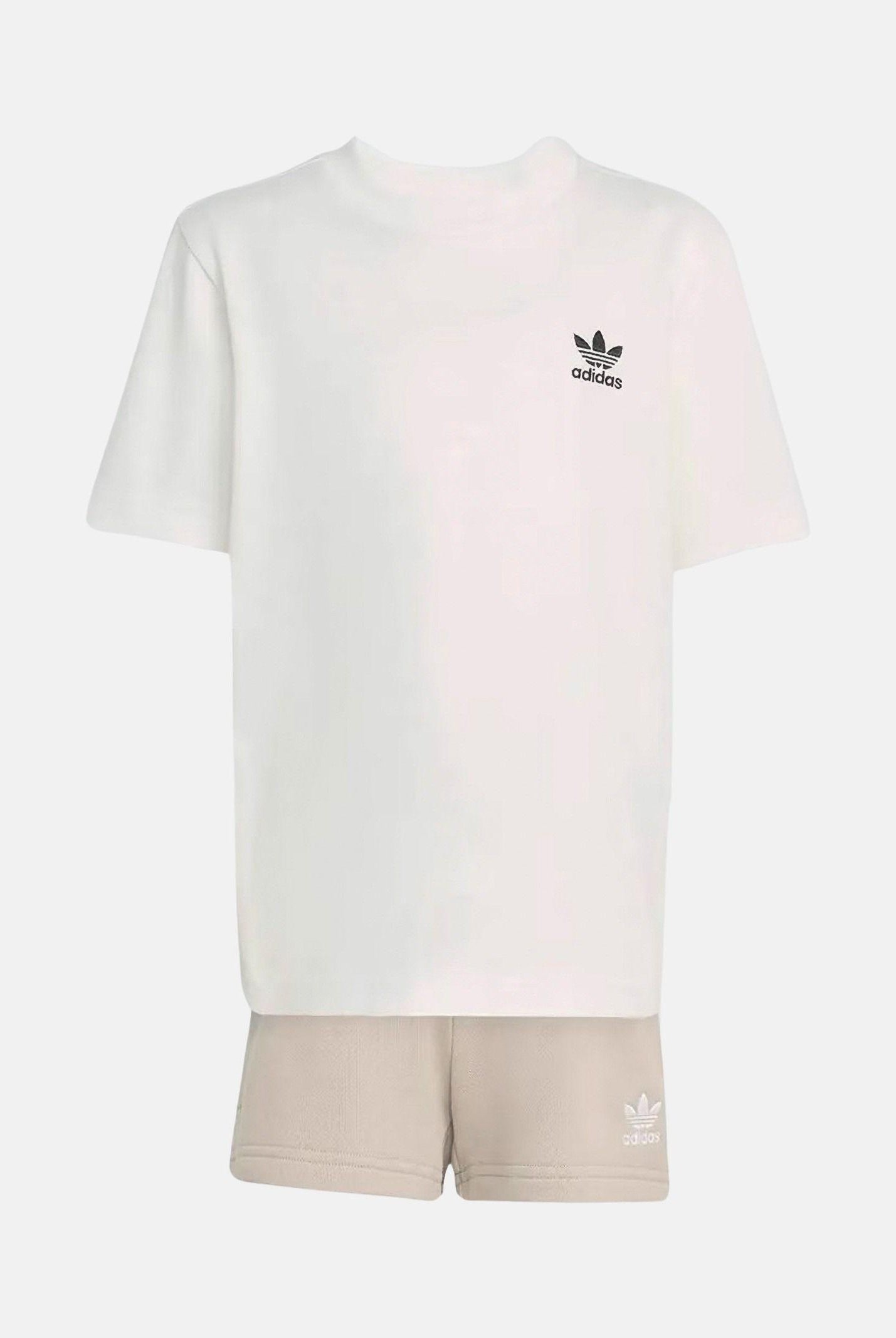 ADIDAS ORIGINALS Completo bianco e beige per bambino e bambina KE2342 . ADIDAS ORIGINALS