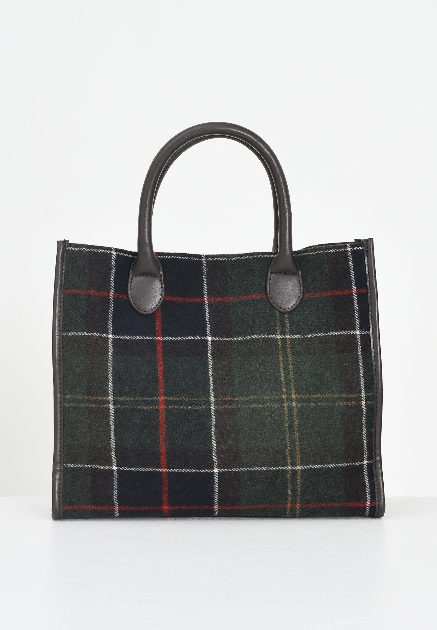BARBOUR Borsa a mano Barrhill in tartan da donna 252MLBA0423 OL91 BARBOUR
