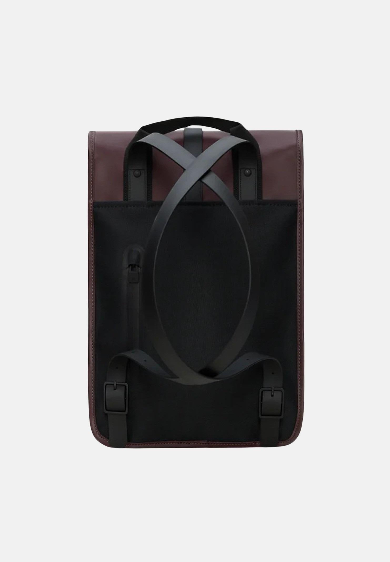 RAINS Zaino Puffed Backpack Mini bordeaux per uomo e donna RA13020 DEP RAINS