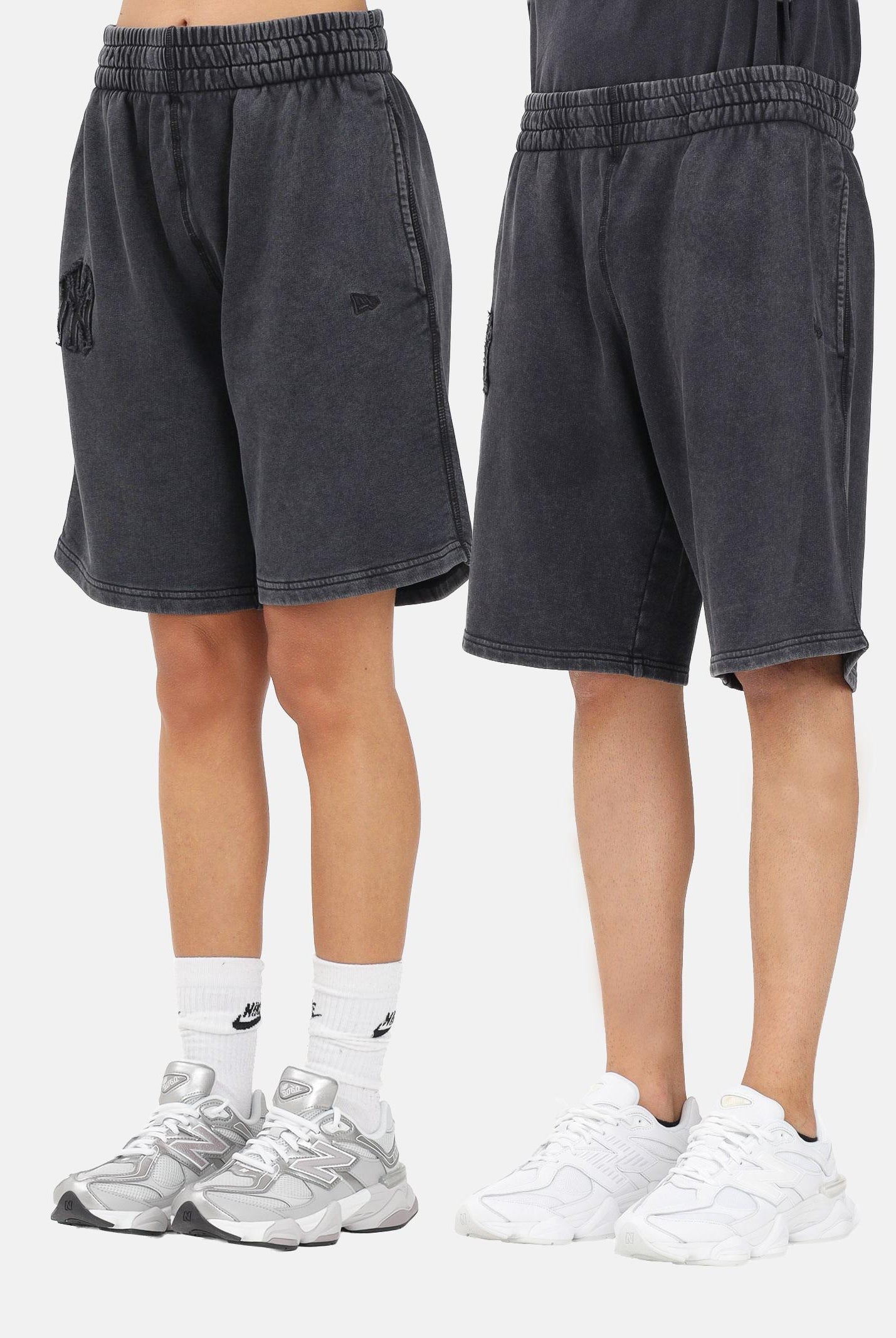 NEW ERA Shorts sportivo MLB Washed New York Yankees nero per uomo e donna 60771649 . NEW ERA