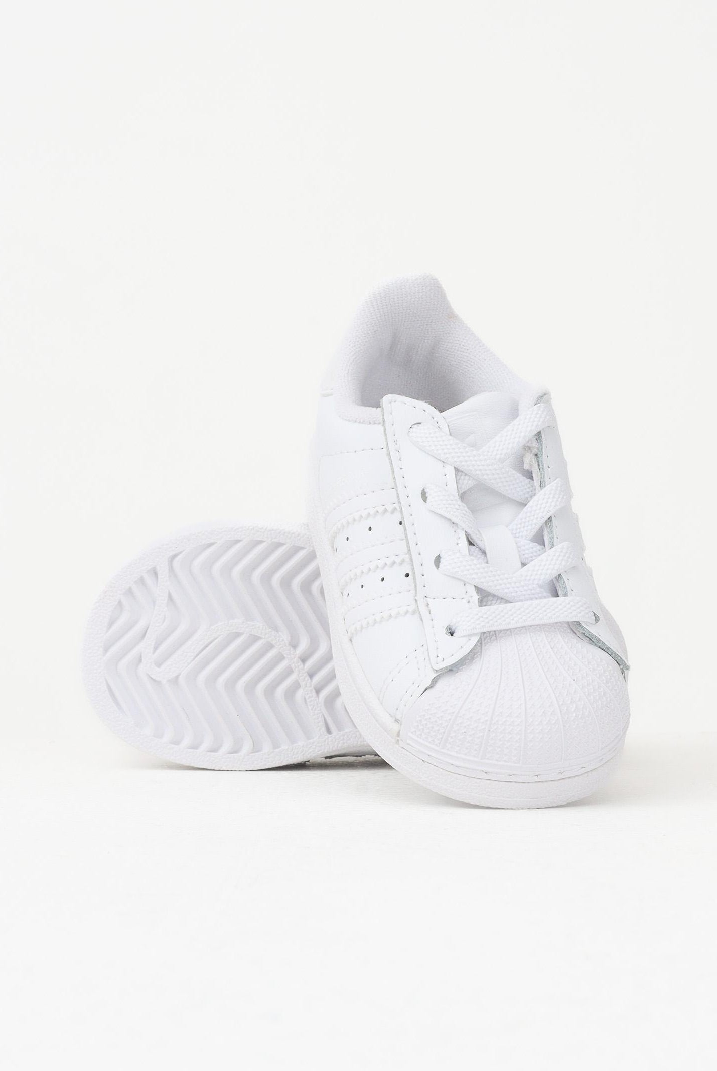 ADIDAS ORIGINALS Sneakers Superstar II bianche da neonato JH9986 . ADIDAS ORIGINALS