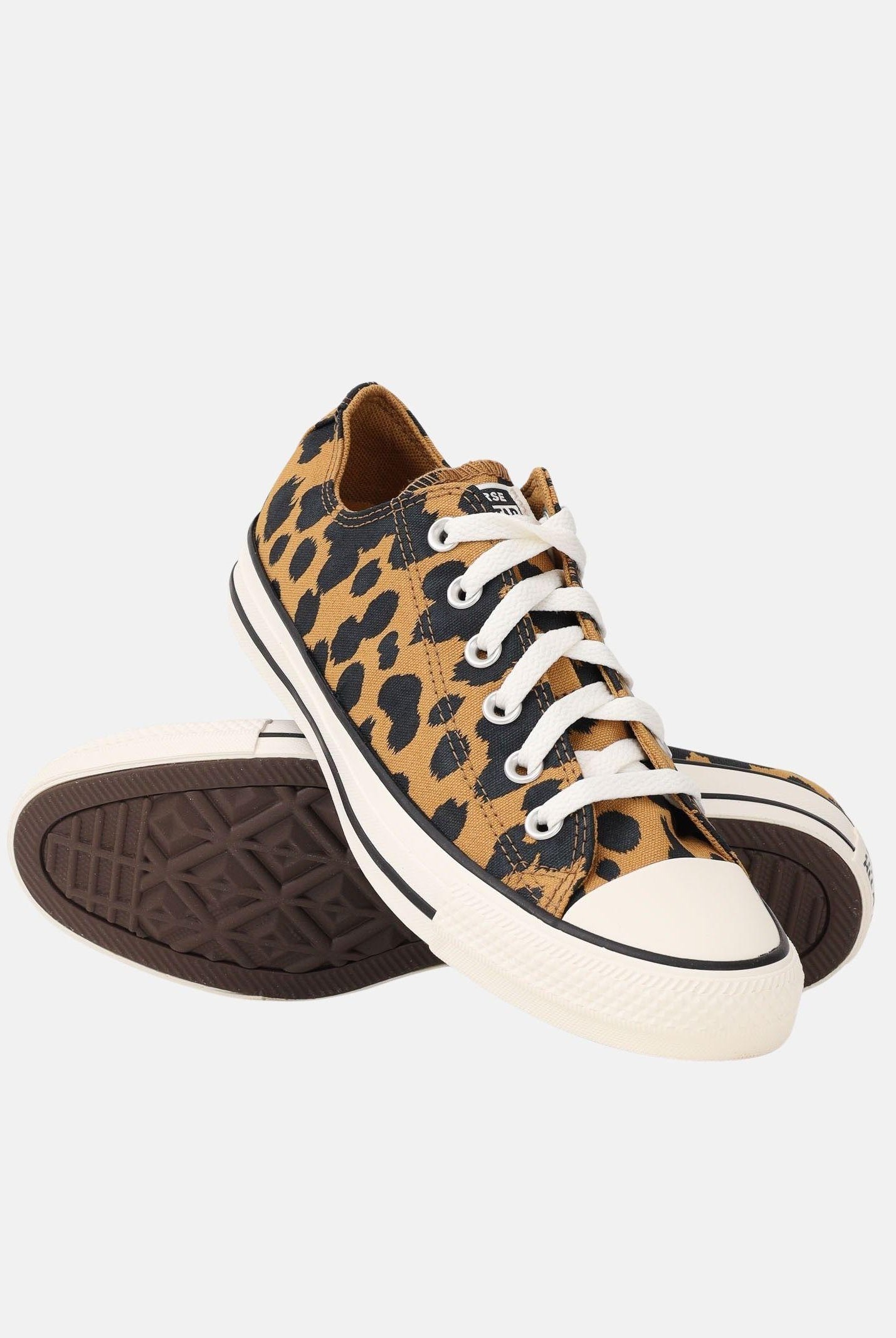 CONVERSE Sneakers Chuck Taylor All Star Cow Print beige da donna A17920C . CONVERSE