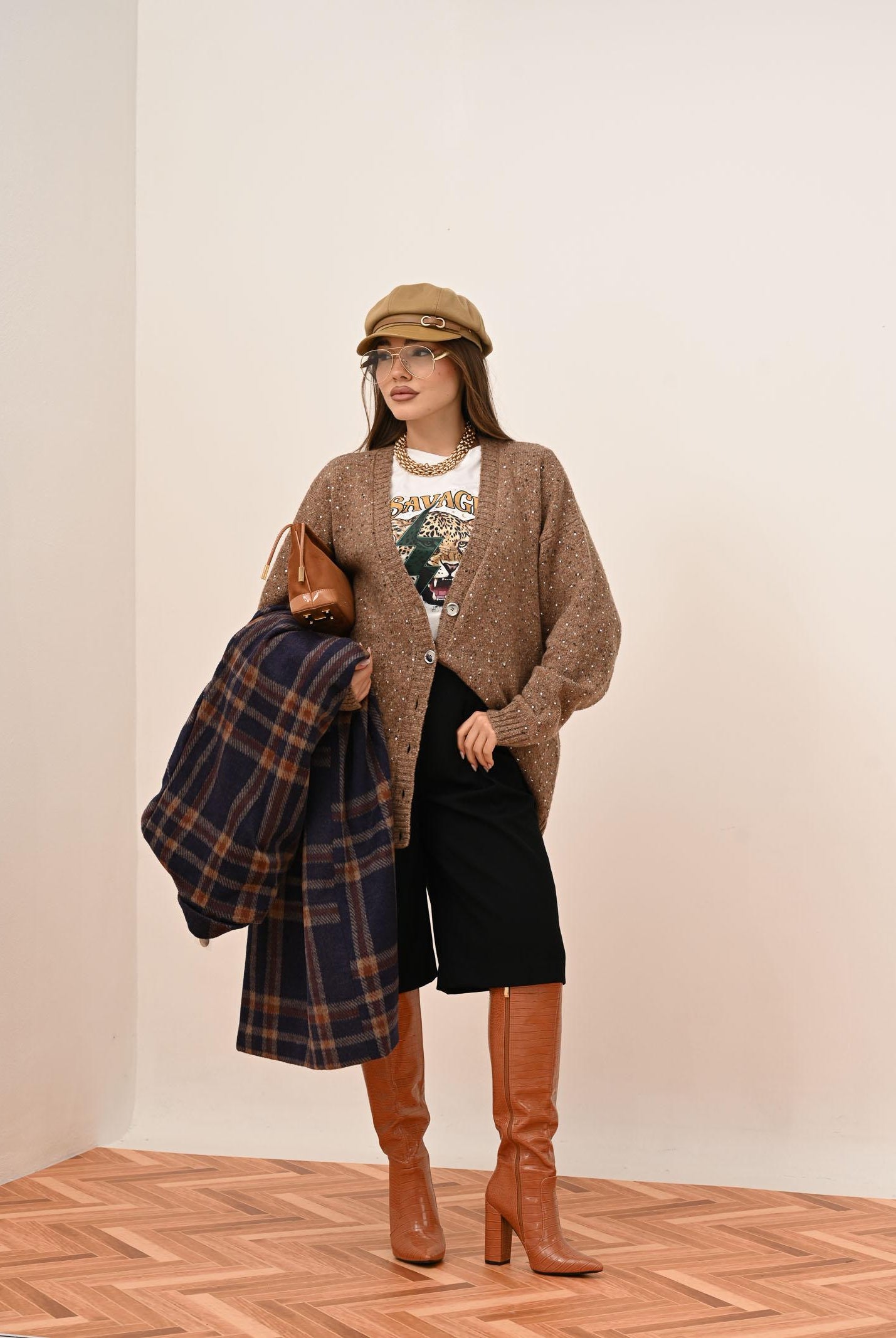 VICOLO Bermuda nero da donna TF1136 NE VICOLO