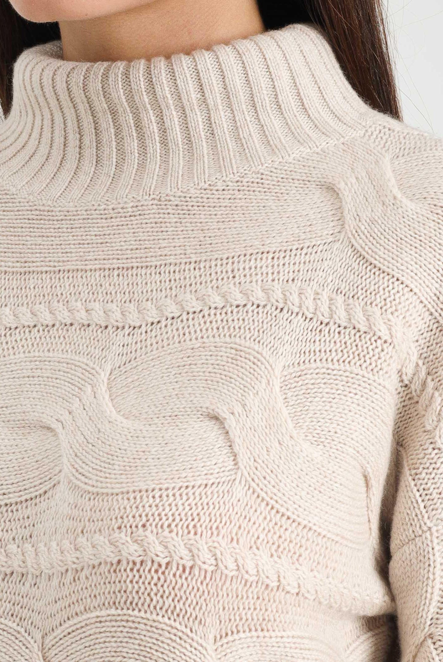 MAX MARA Maglioncino beige da donna lavorato a maglia 2526366042600 002 MAX MARA