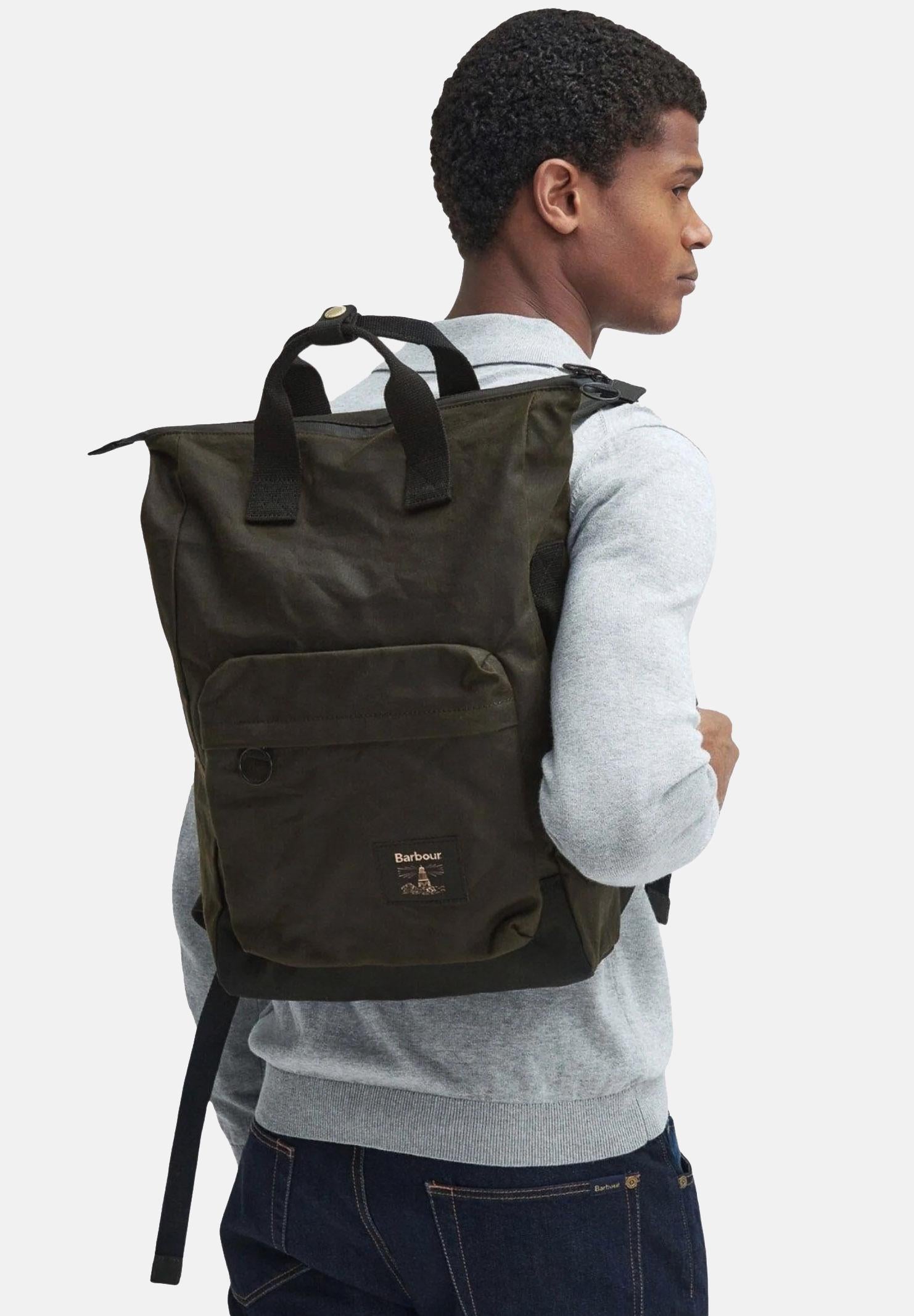 BARBOUR Zaino Field verde oliva per uomo e donna 252MUBA0714 OL71 BARBOUR