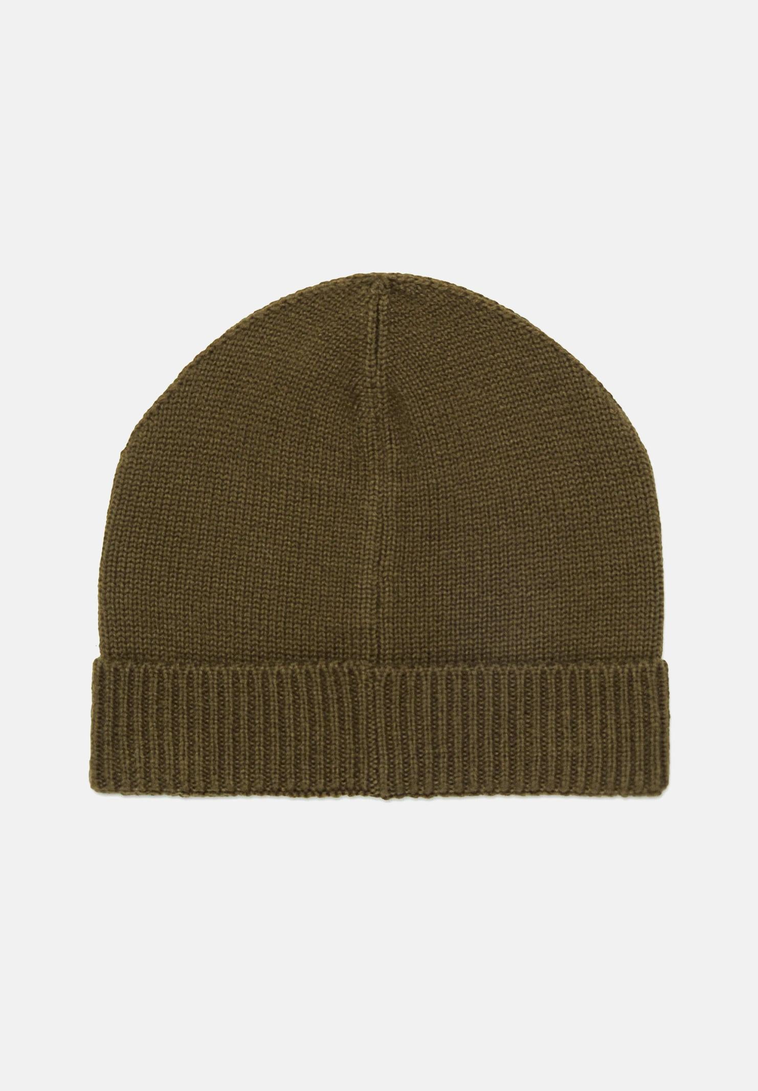 DSQUARED2 Berretto di lana verde oliva per uomo e donna con logo DQ3122D0AFJ DQ518 DSQUARED2