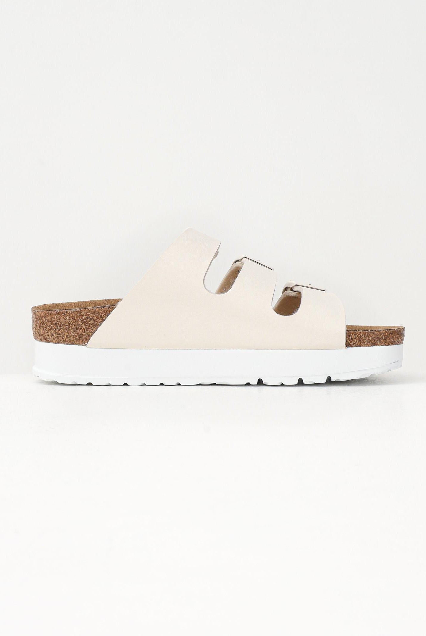 BIRKENSTOCK Ciabatte Florida III PAP Flex Platform panna da donna 1029751 BIRKENSTOCK