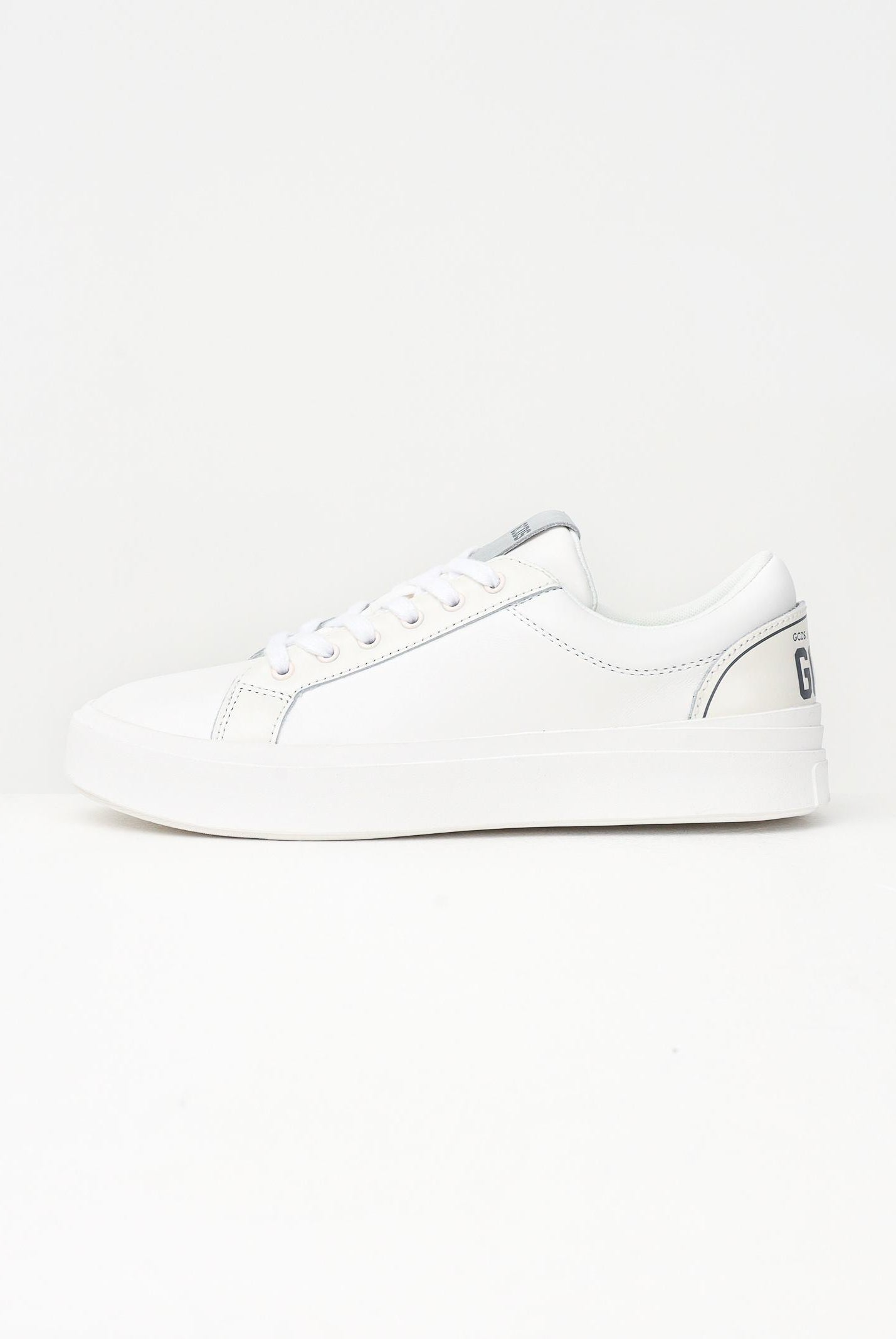 GCDS Sneakers bianche da uomo con stampa logo B1EU4202AB3 10 GCDS