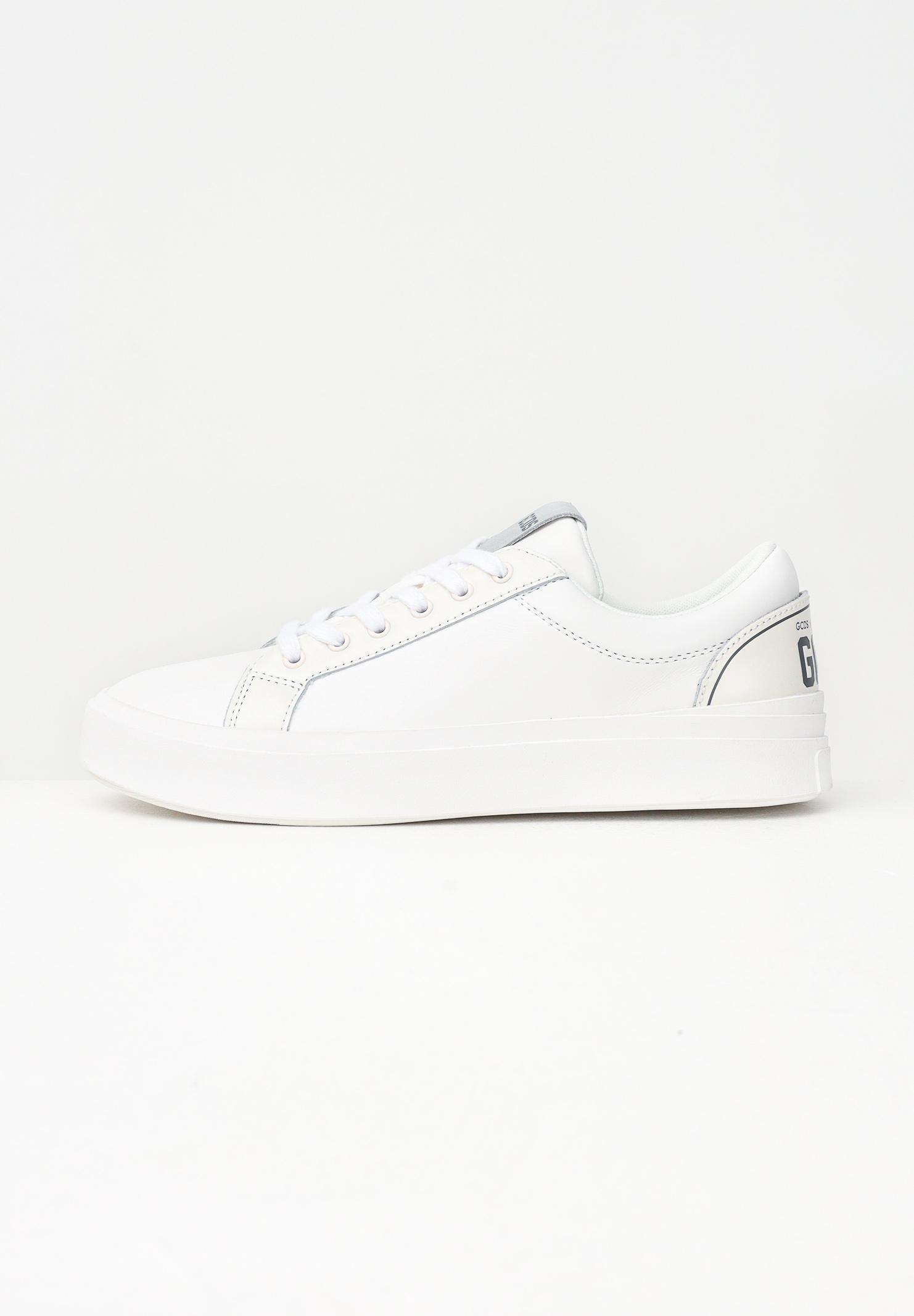 GCDS Sneakers bianche da uomo con stampa logo B1EU4202AB3 10 GCDS